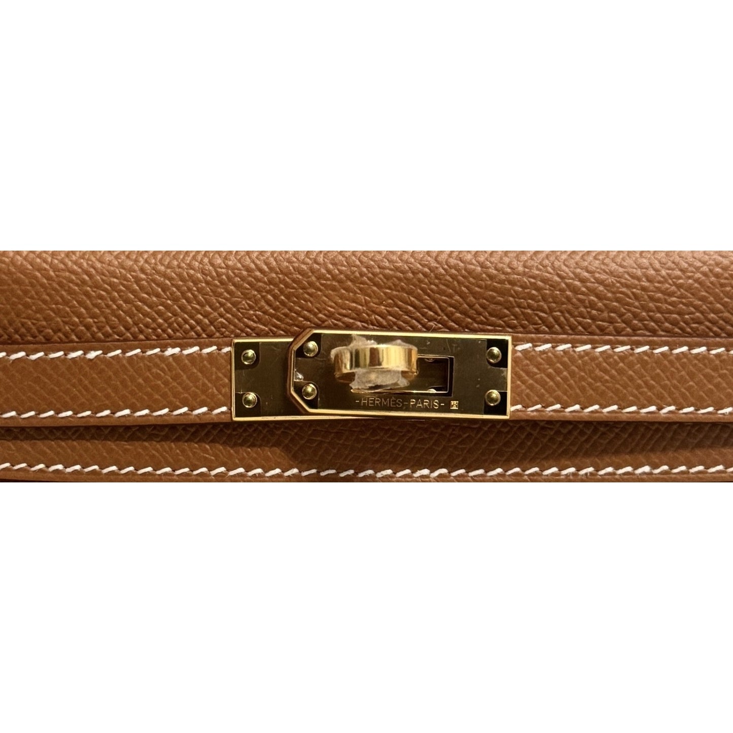 Hermes Kelly Mini 20 Gold Tan Epsom Leather Gold Hardware