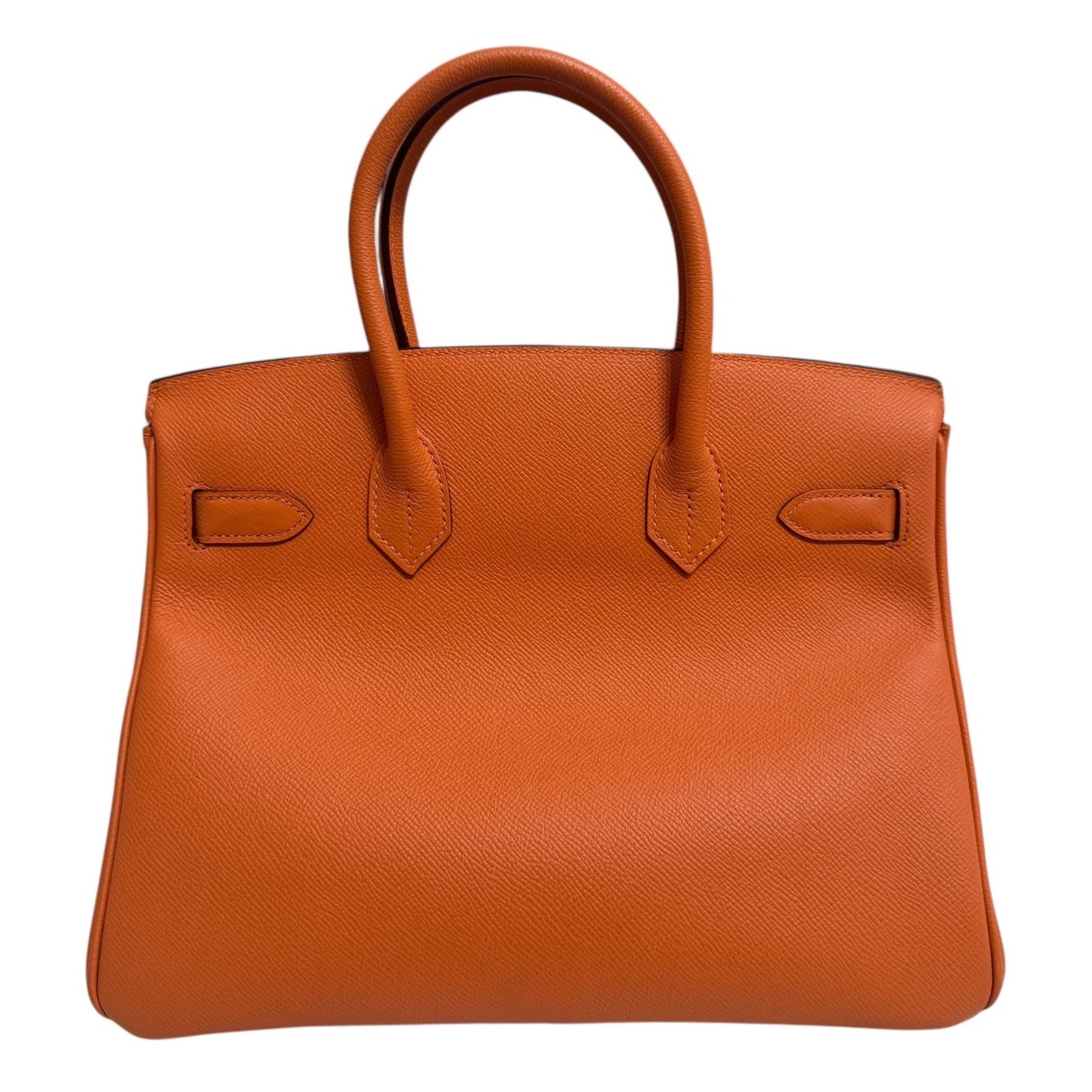 Hermes Birkin 30 OrangeEpsom Leather Palladium Hardware