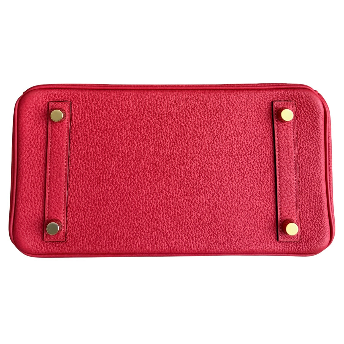 Hermes Birkin 25 Rouge Pivoine Red Togo Leather Gold Hardware