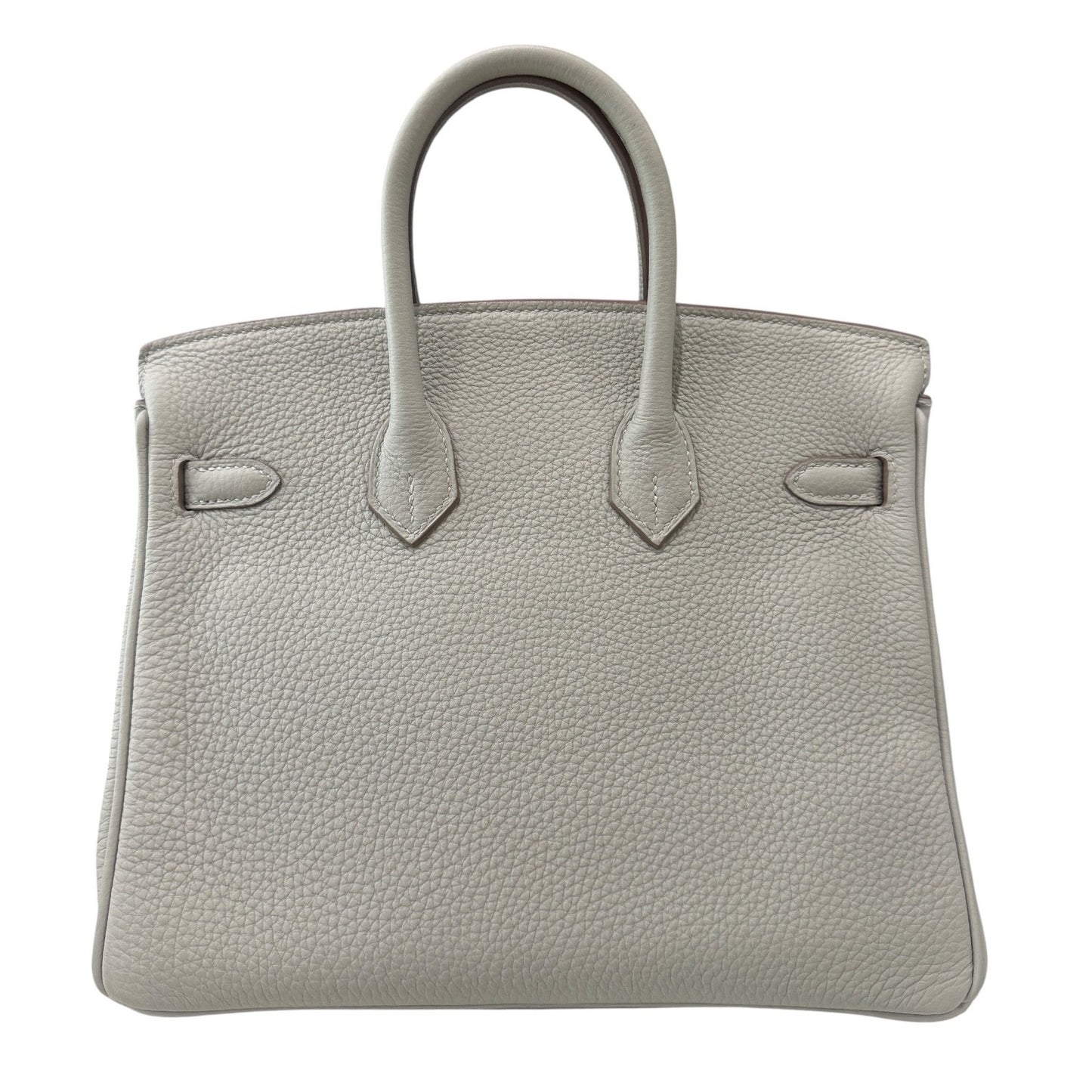 Hermes Birkin 25 Gris Perle Pearl Gray Togo Leather Gold Hardware