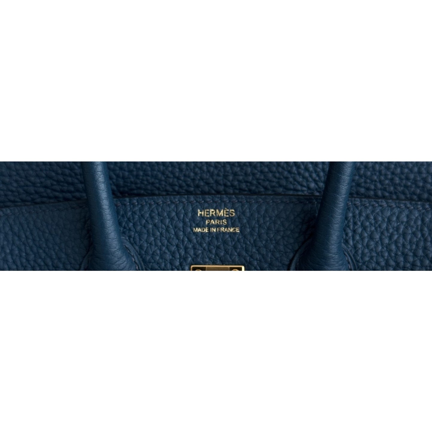 Hermes Birkin 25 Bleu Prusse Blue Togo Leather Gold Hardware