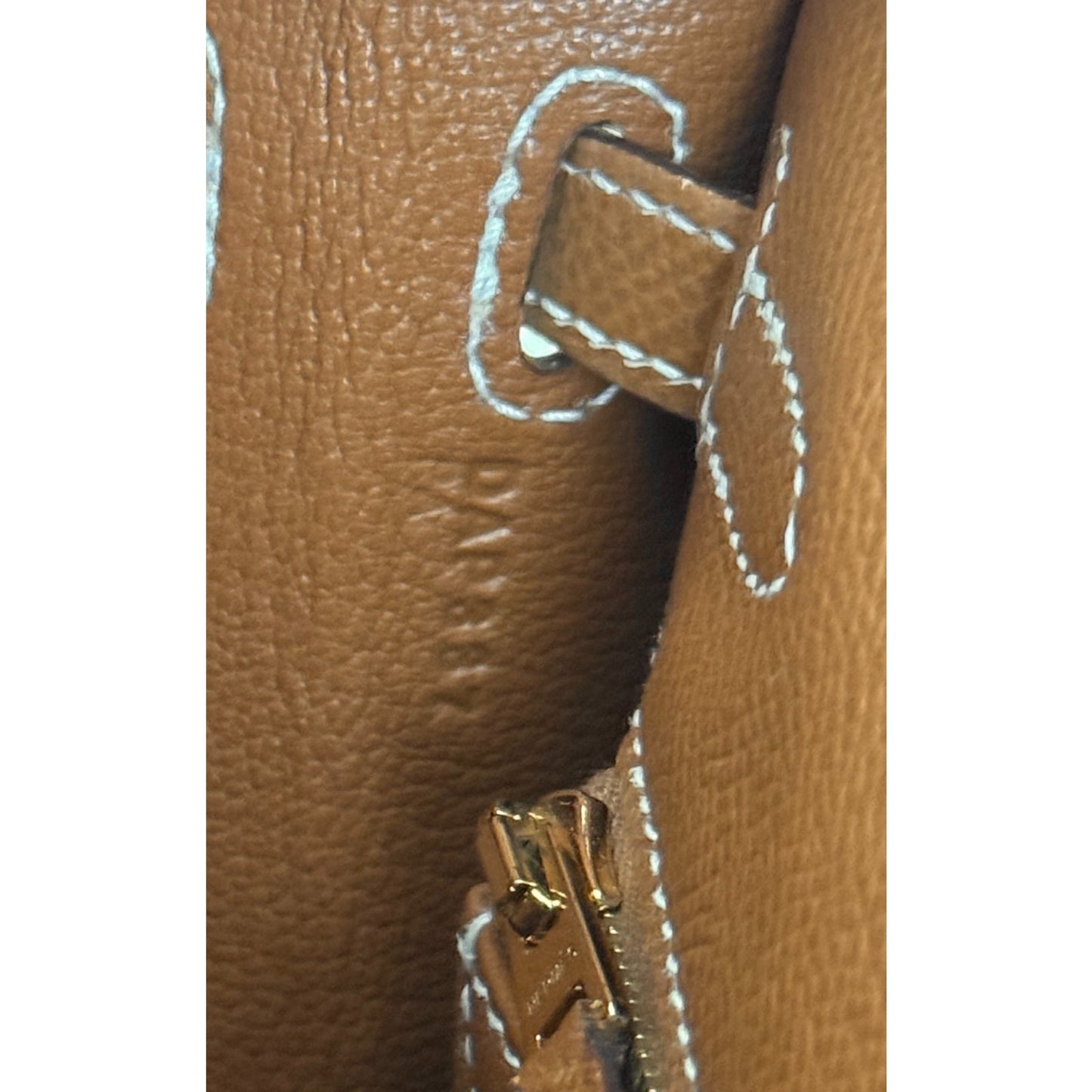 Hermes Kelly 25 Sellier Gold Tan Epsom Leather Gold Hardware