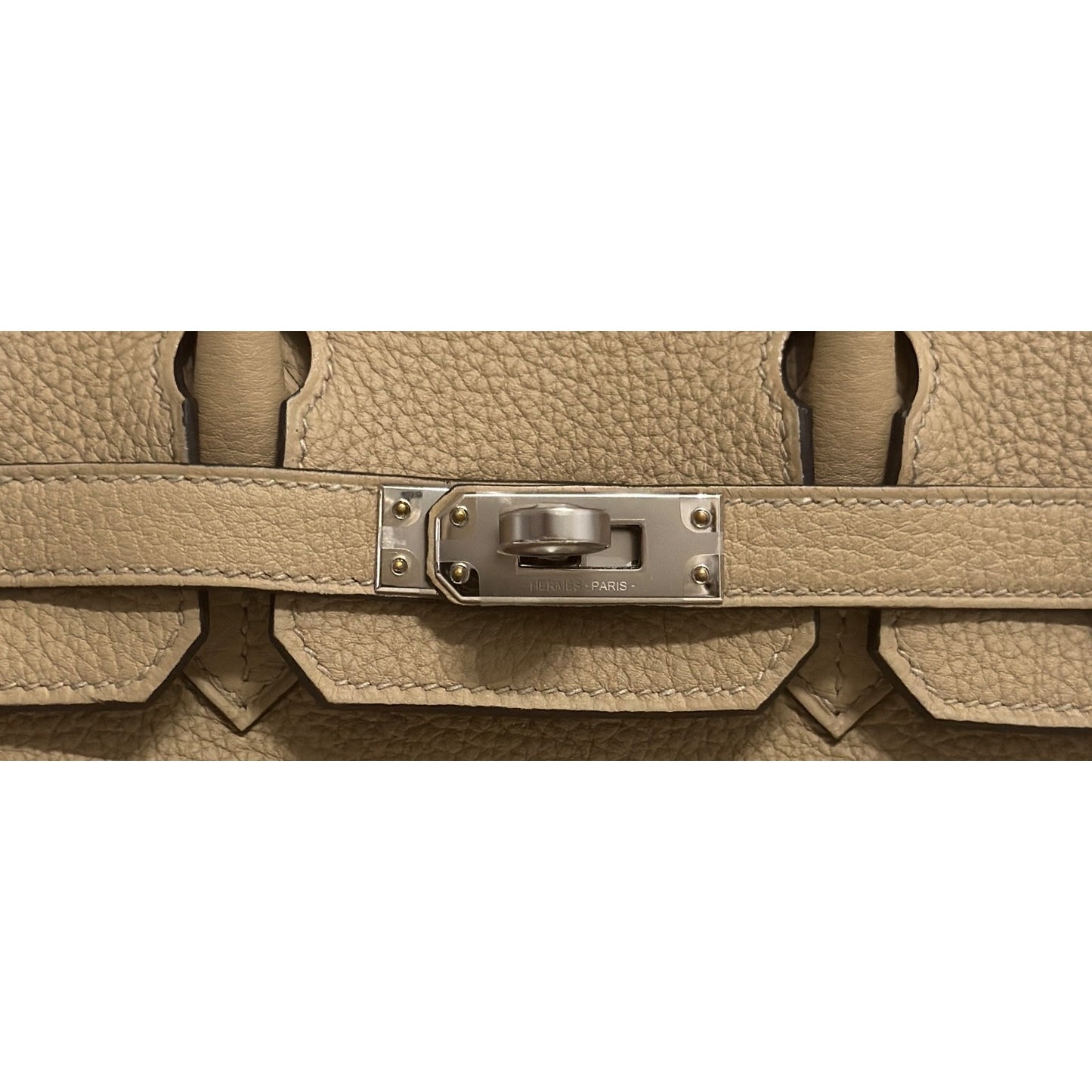 Hermes Birkin 25 Trench Tan Beige Togo Leather Gold Hardware NEW