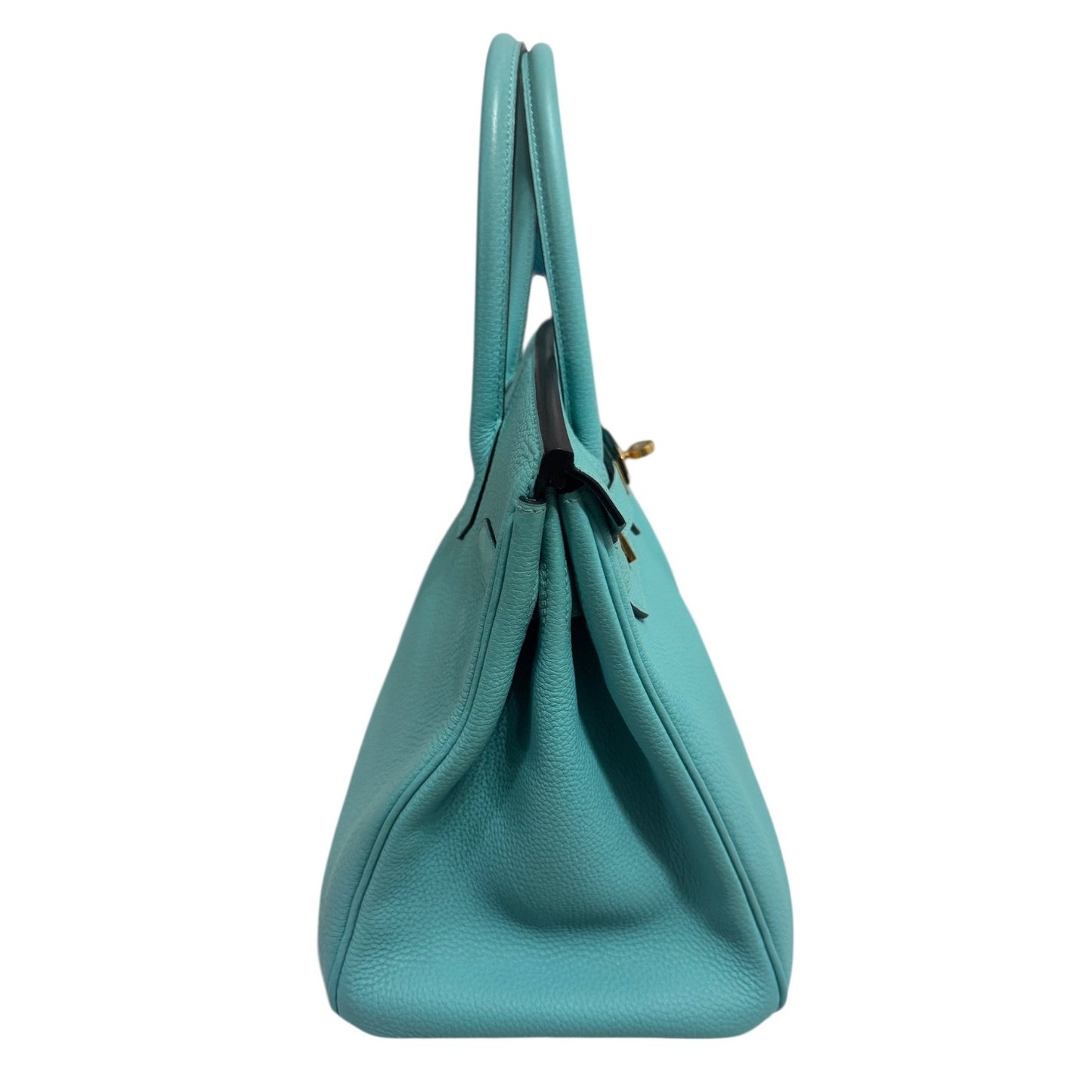 Hermes Birkin 30 Blue Atoll Togo Leather Gold Hardware