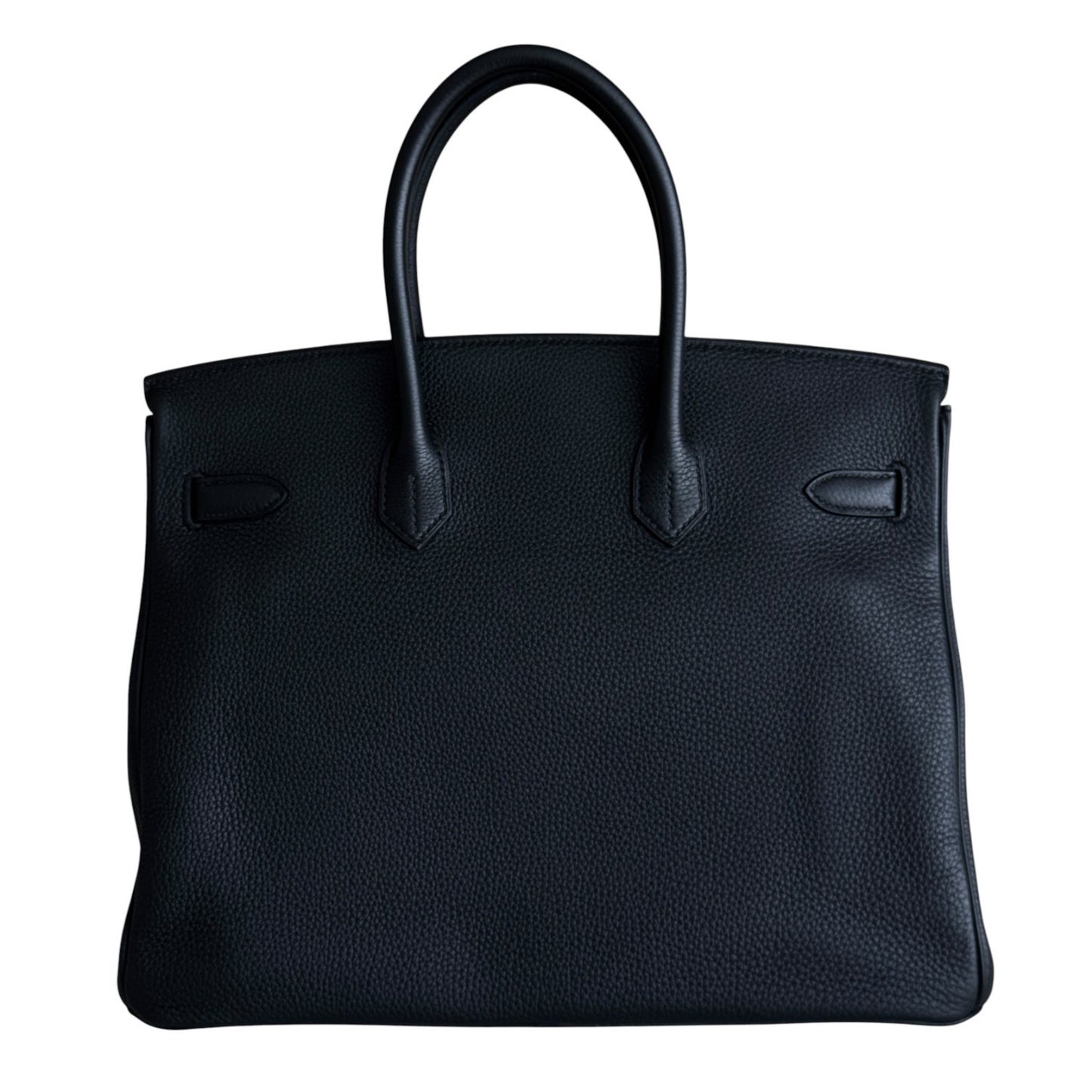 Hermes Birkin 35 Black Noir Togo Leather Gold Hardware RARE
