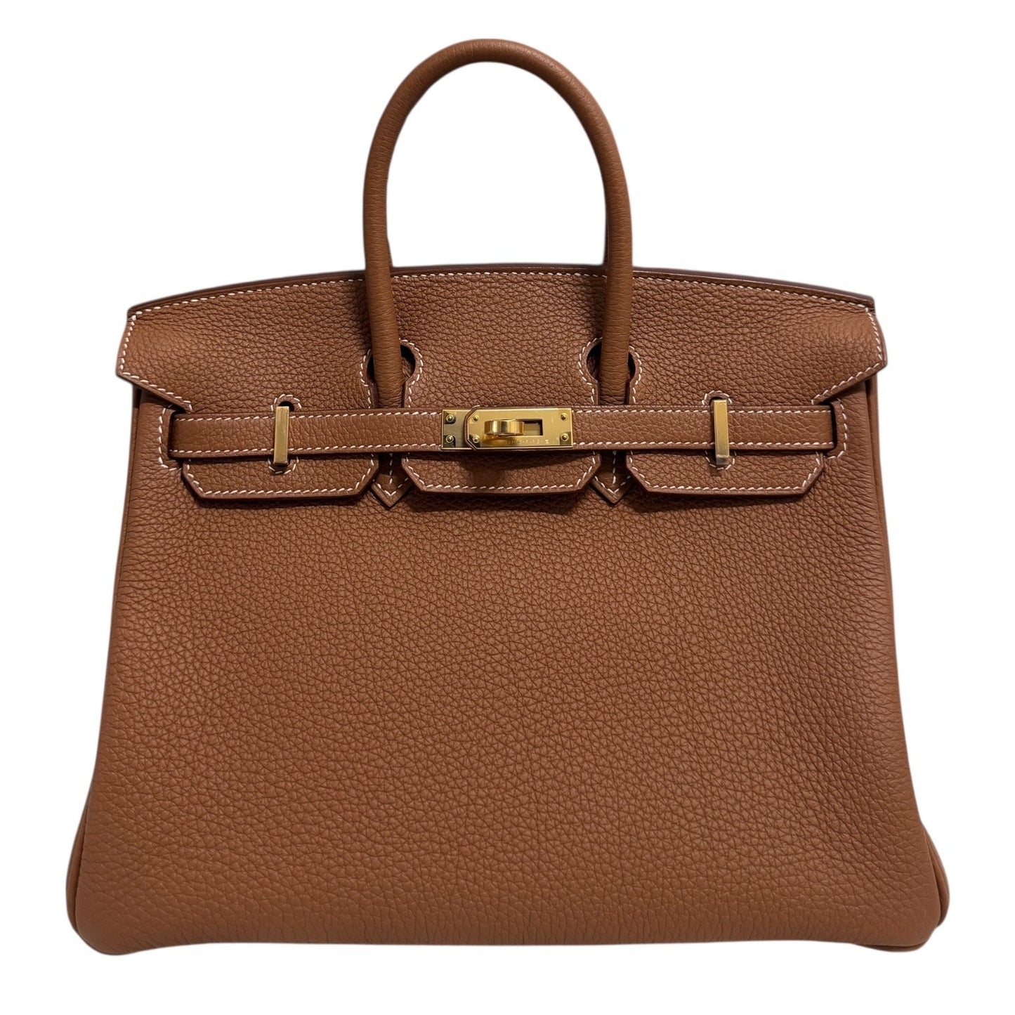 Hermes Birkin 25 Gold Tan Togo Leather Gold Hardware