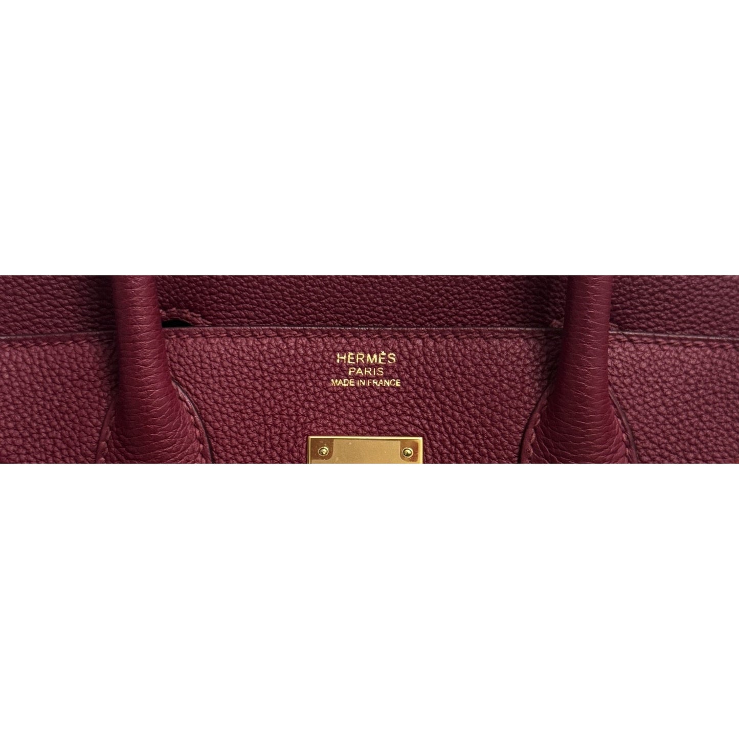 Hermes Birkin 30 Rouge Grenat Red Togo Leather Gold Hardware