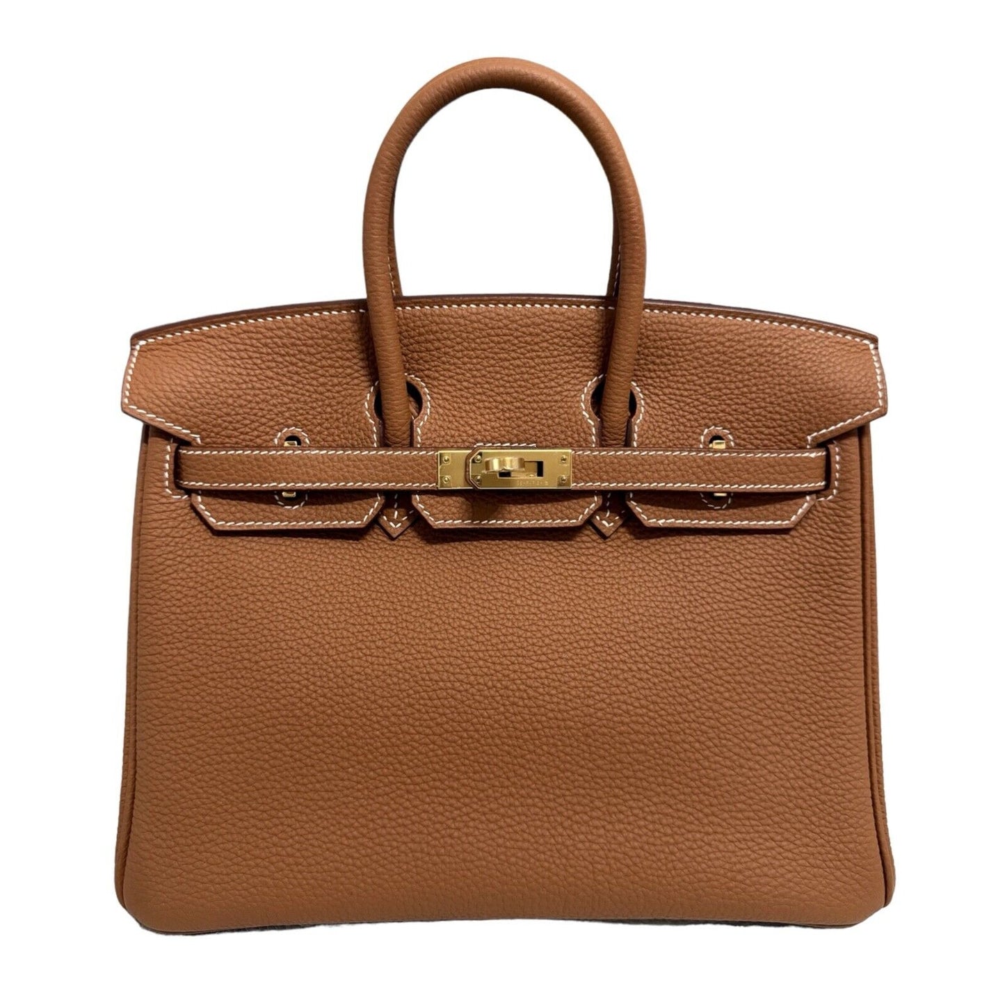 Hermes Birkin 25 Gold Tan Camel Togo Leather Gold Hardware