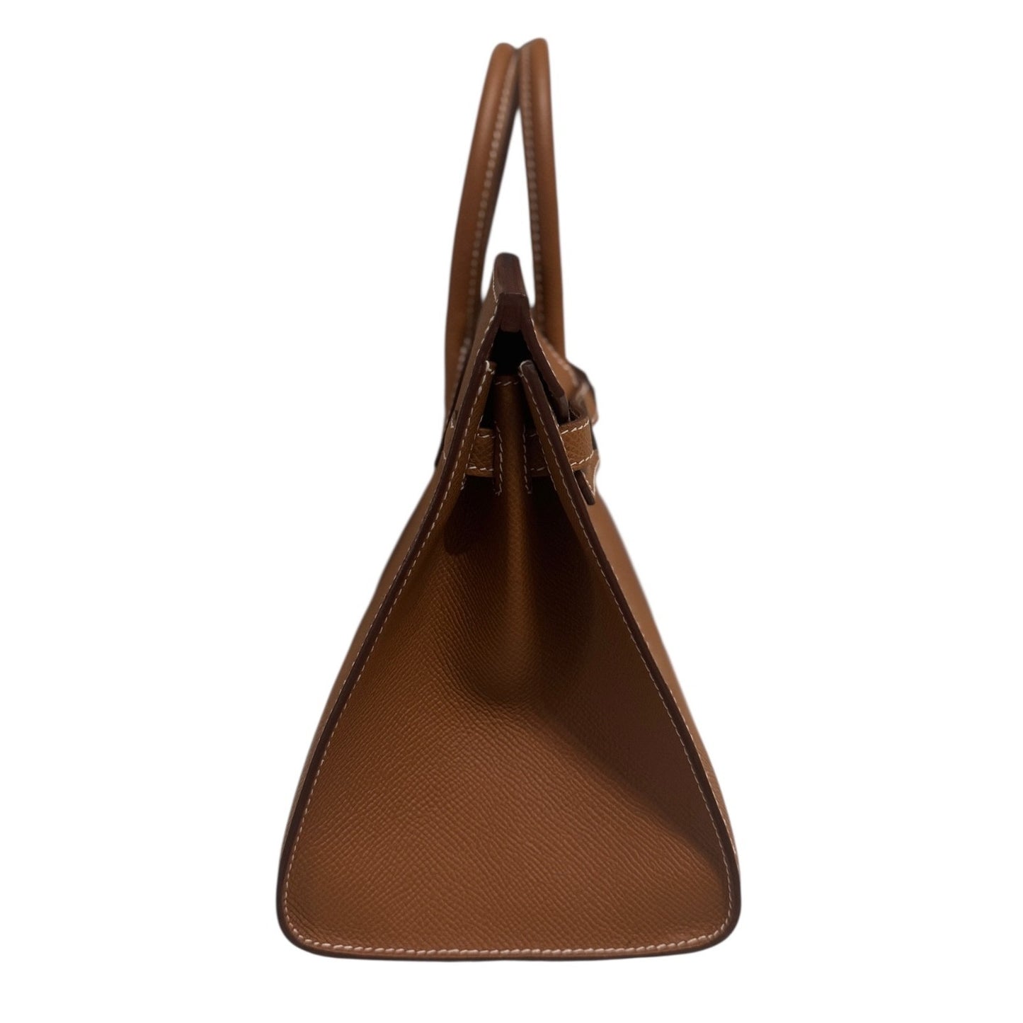 Hermes Birkin 25 Sellier Gold Tan Epsom Leather Palladium Hardware