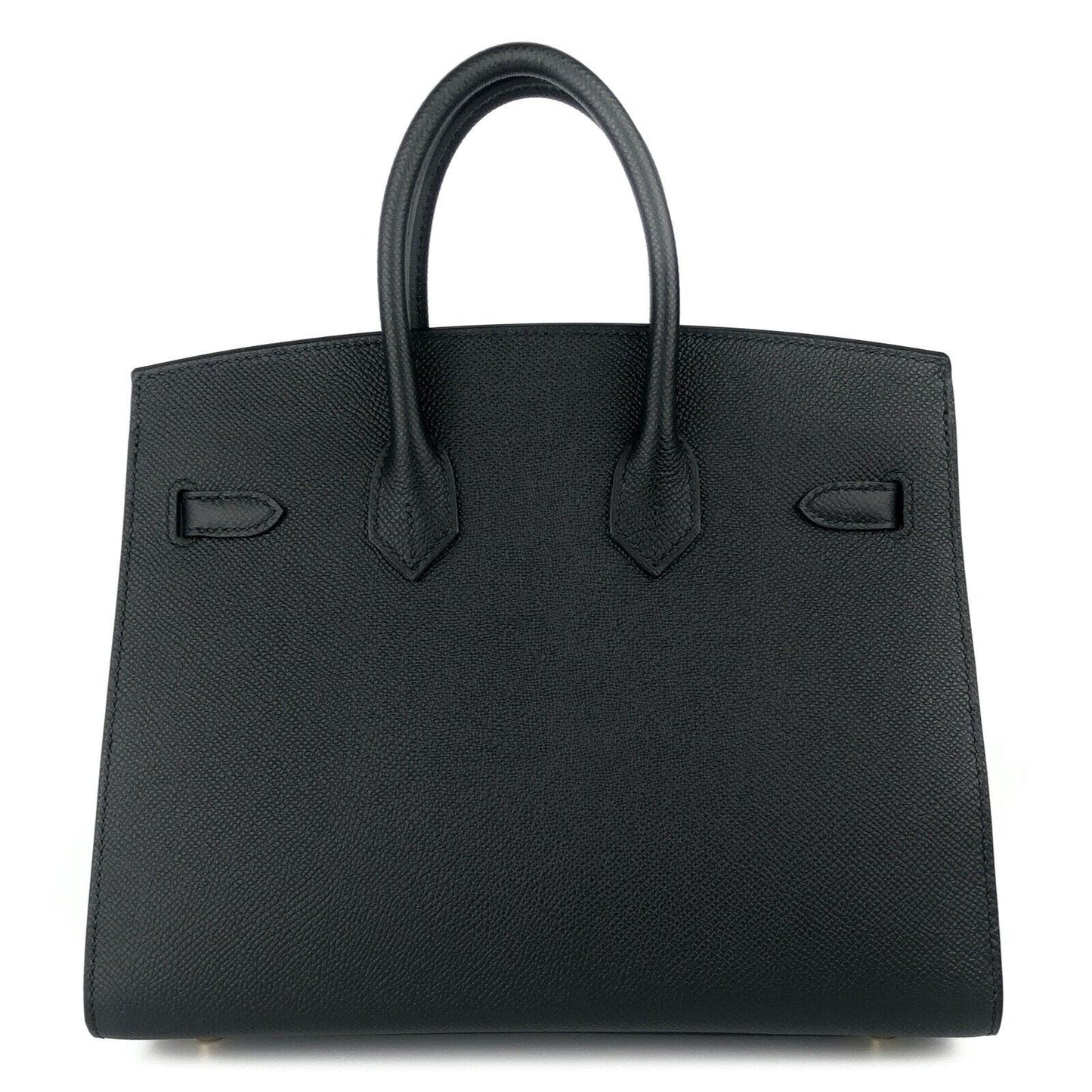 Hermes Birkin 25 Sellier Black Noir Epsom Leather Gold Hardware 2022