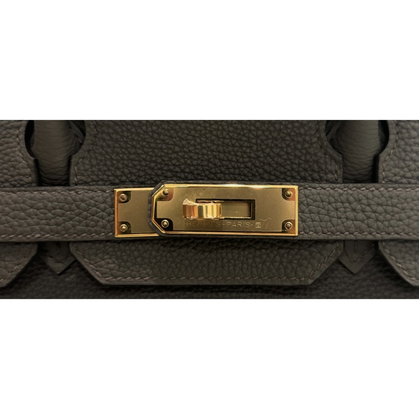 Hermes Birkin 30 Gris Etain Gray Togo Leather Gold Hardware