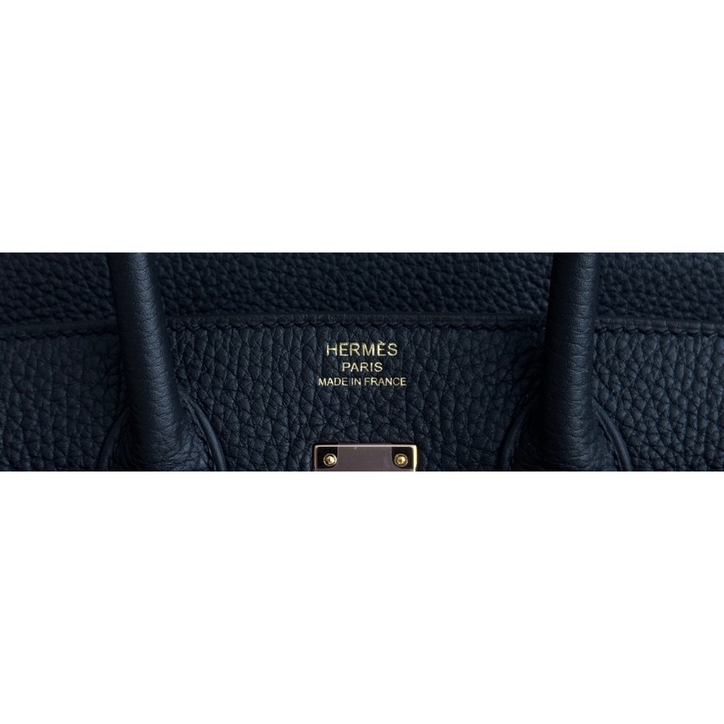 Hermes Birkin 25 Black Noir Togo Leather Rose Gold Hardware RARE