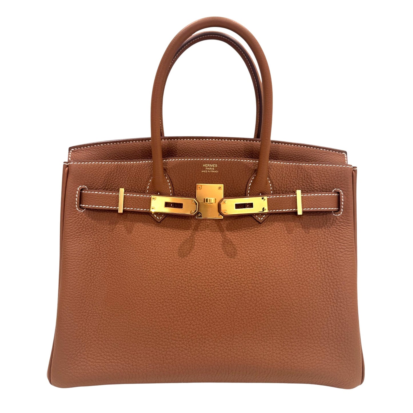Hermes Birkin 30 Gold Tan Togo Leather Gold Hardware RARE