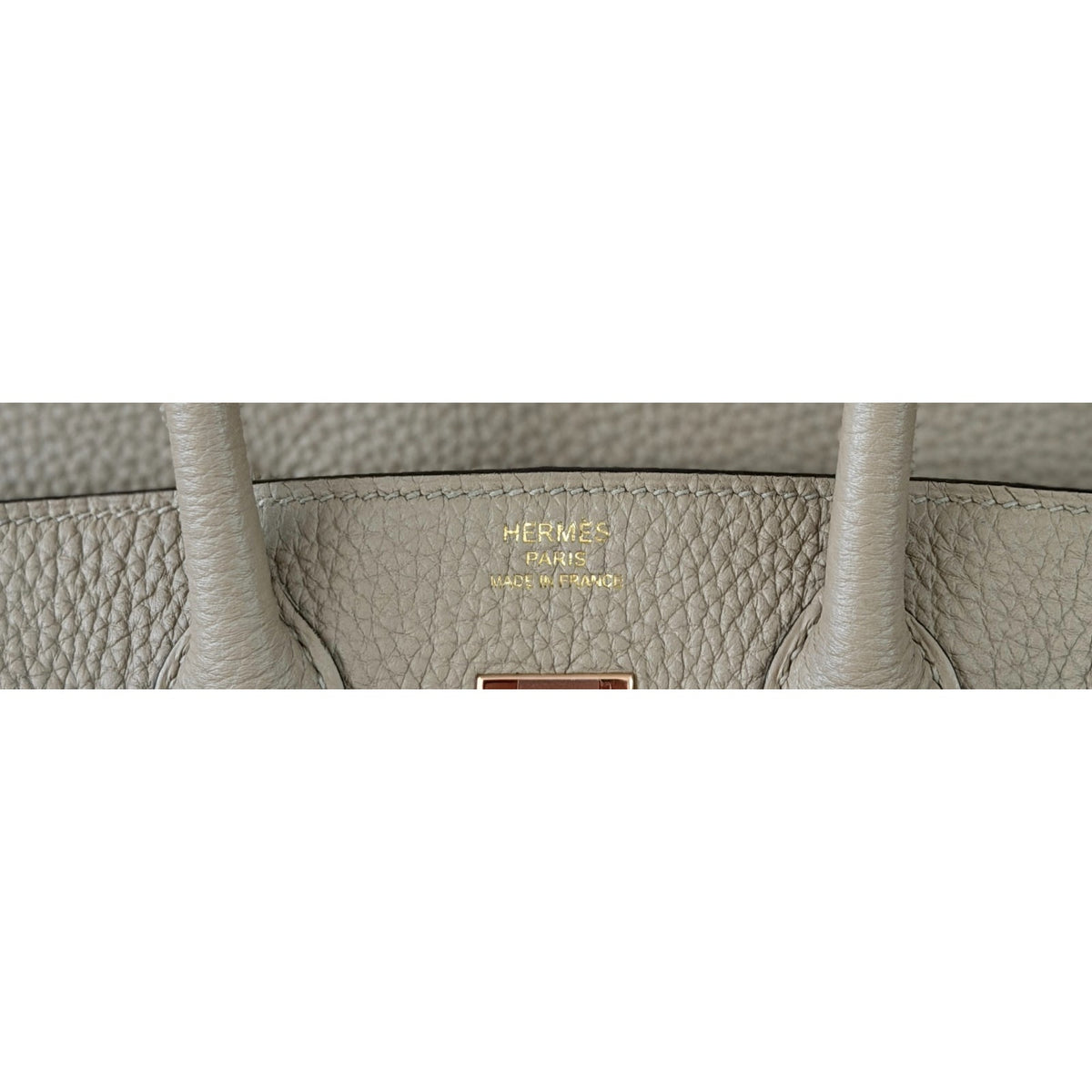 Hermes Birkin 25 Gris Tourterelle Gray Togo Leather Rose Gold Hardware