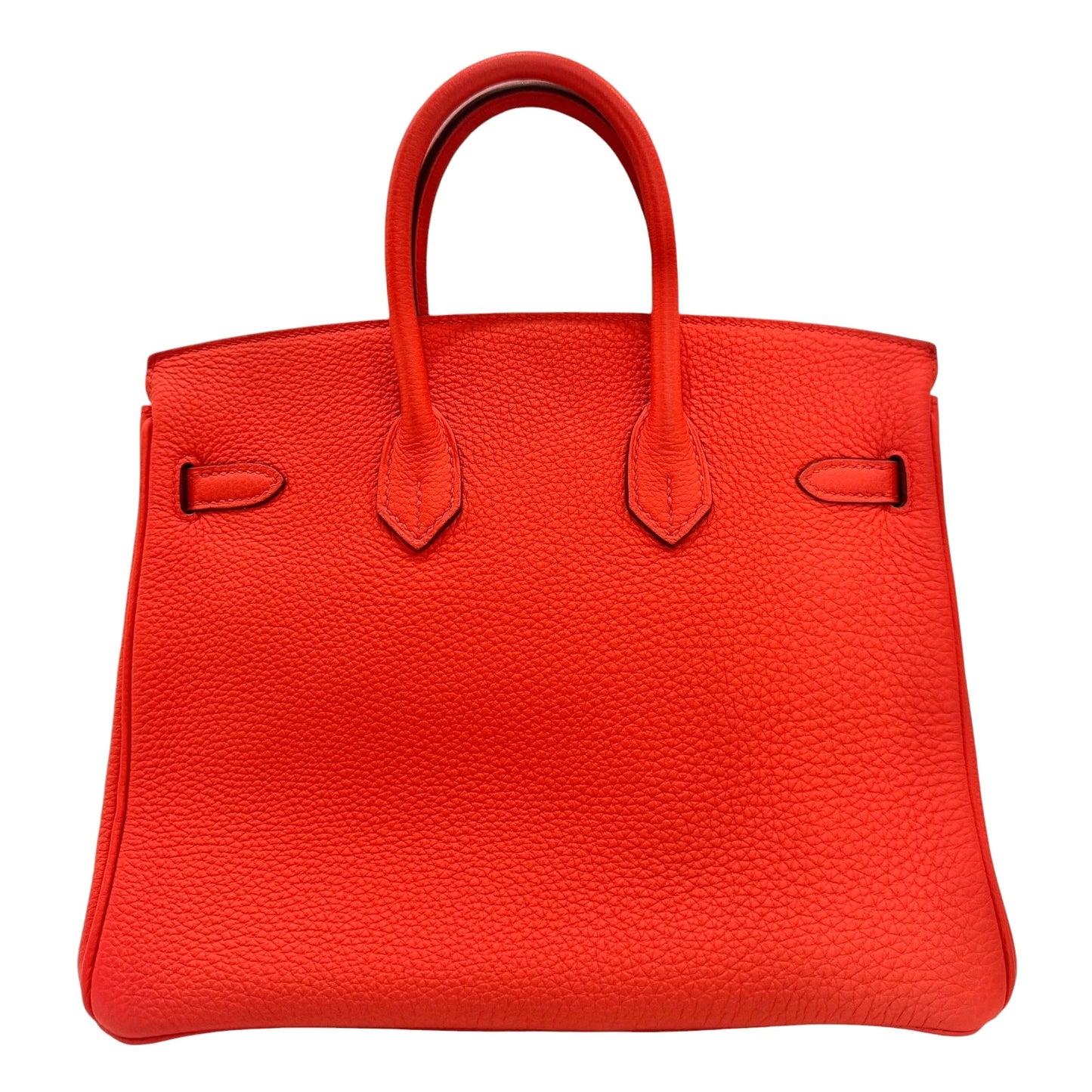 Hermes Birkin 25 Poppy Orange Togo Leather Gold Hardware