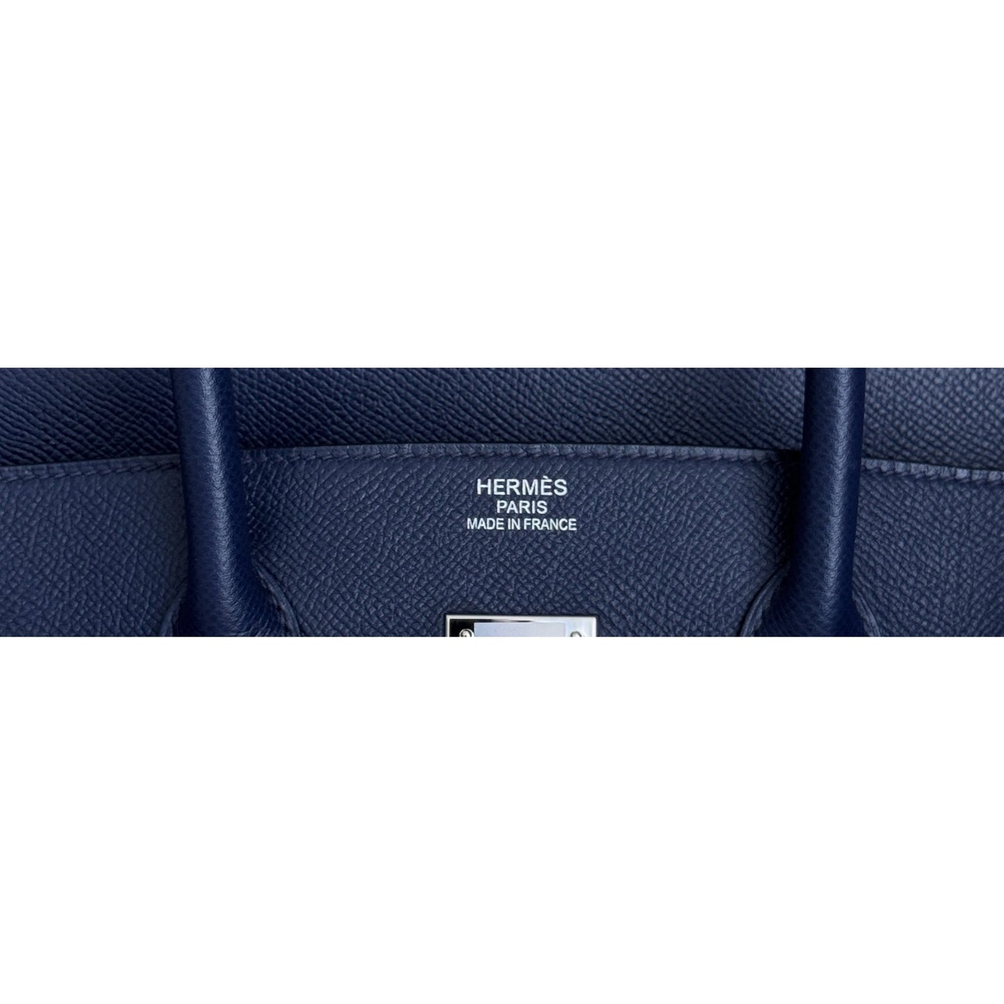 Hermes Birkin 35 Blue Sapphire Epsom Leather Palladium Hardware RARE