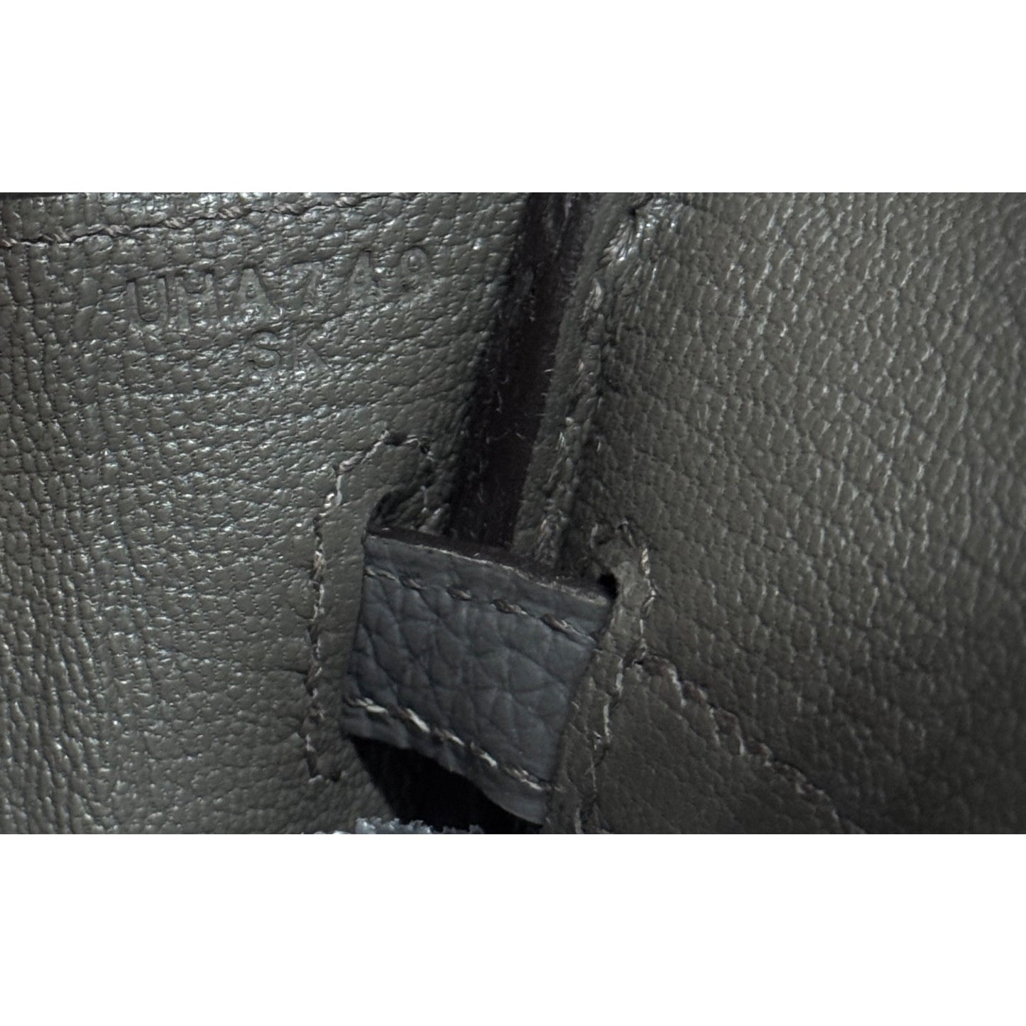 Hermes Birkin 25 Gris Etain Gray Togo Leather Gold Hardware Handbag