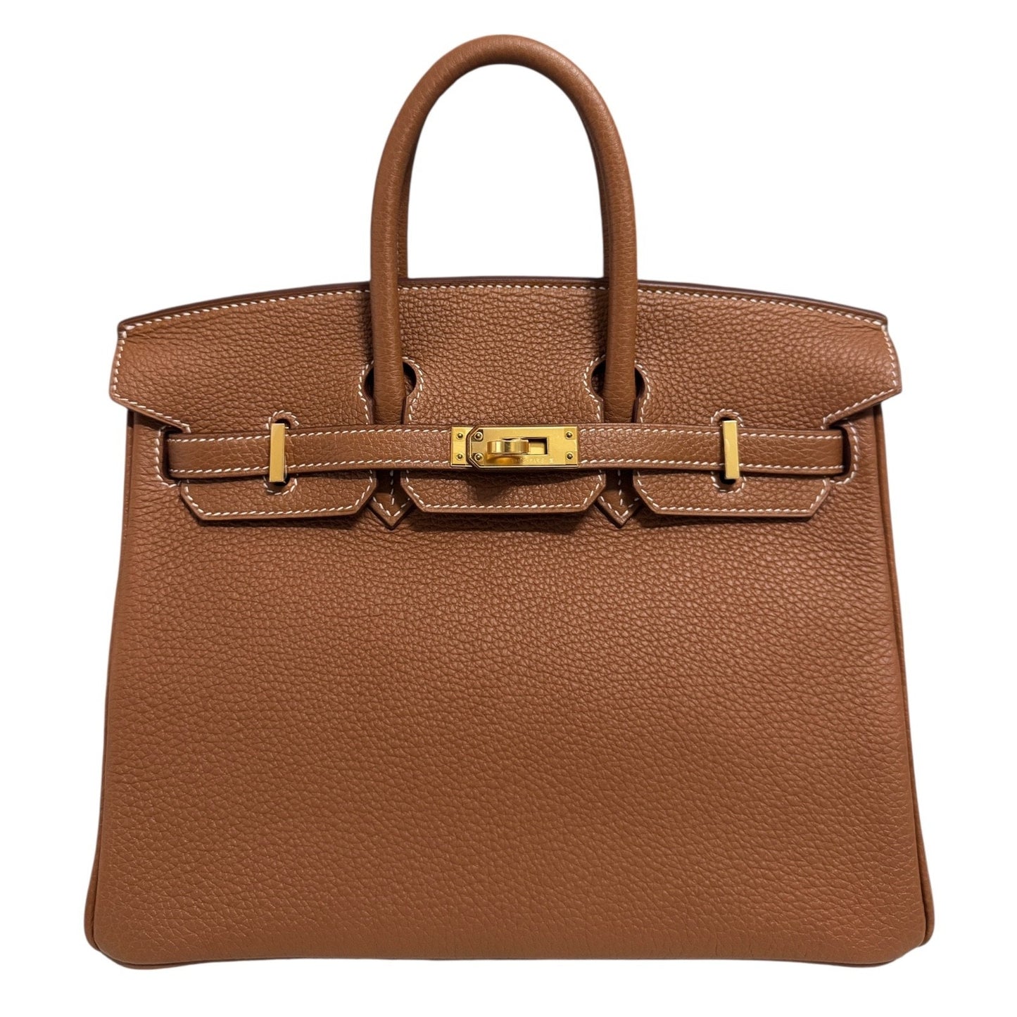 Hermes Birkin 25 Gold Tan Togo Leather Gold Hardware