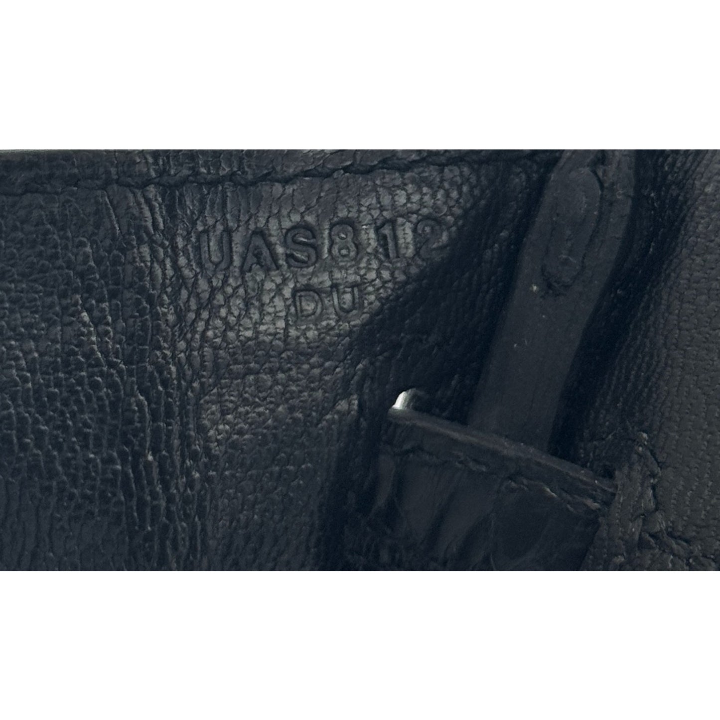 Hermes Birkin 25 Black Noir Niloticus Crocodile Leather Gold Hardware