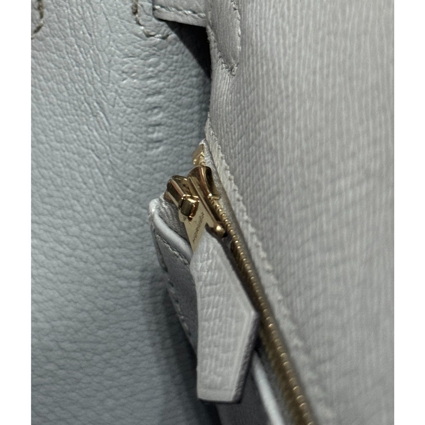 Hermes Kelly 25 Sellier Gris Mouette Gray Epsom Leather Gold Hardware