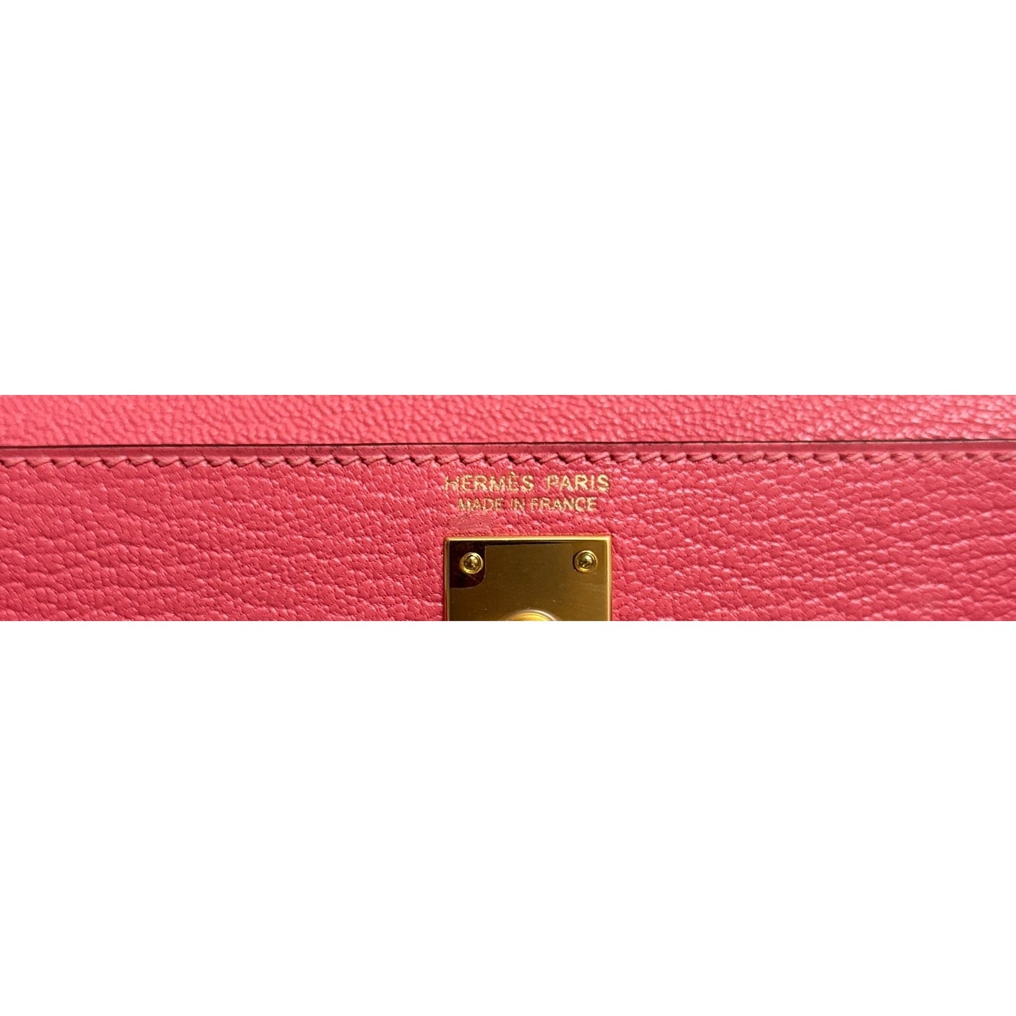 Hermes Kelly Mini 20 Rose Lipstick Pink Chèvre Leather Gold Hardware RARE