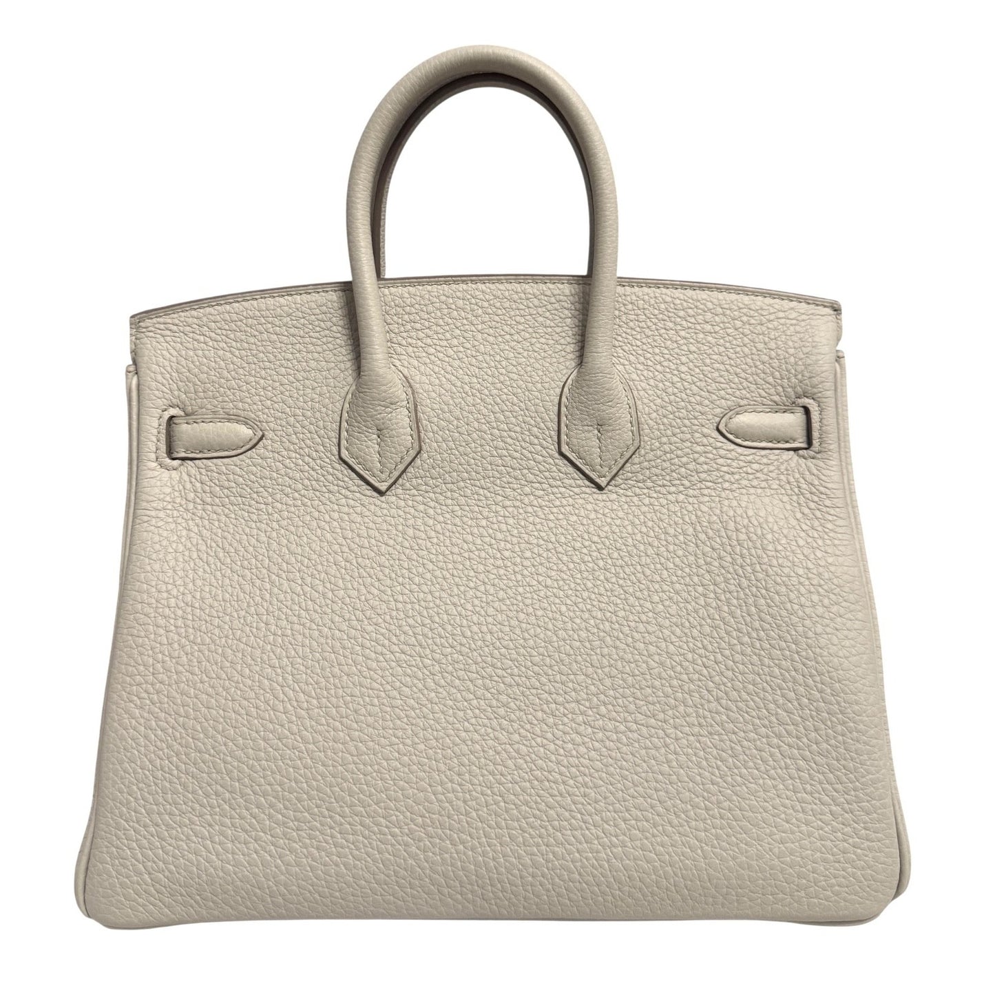 Hermes Birkin 25 Beton Beige Cream Togo Leather Gold Hardware