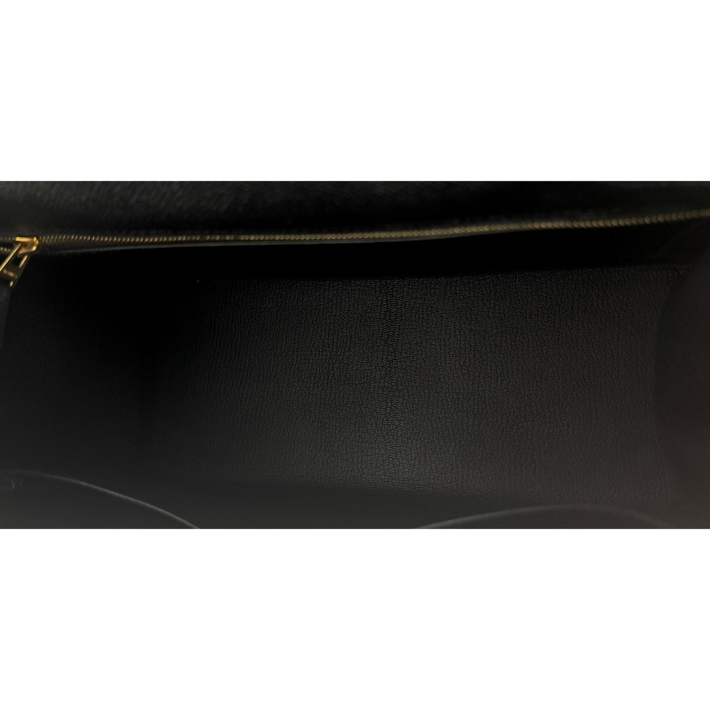 Hermes Kelly 28 Sellier Black Noir Epsom Leather Gold Hardware