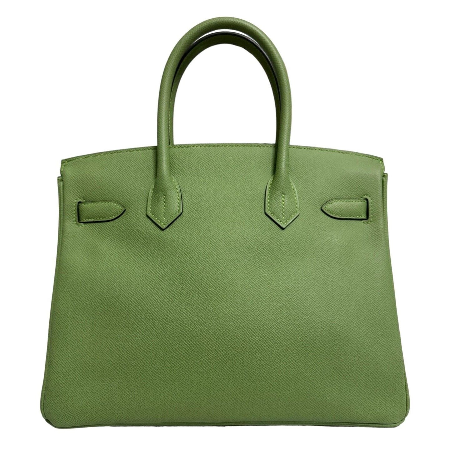 Hermes Birkin 30 Vert Criquet Green Epsom Leather Gold Hardware Handbag