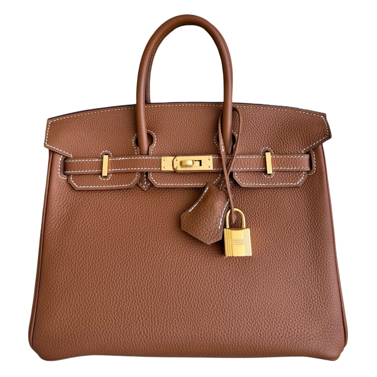 Hermes Birkin 25 Gold Tan Togo Leather Gold Hardware