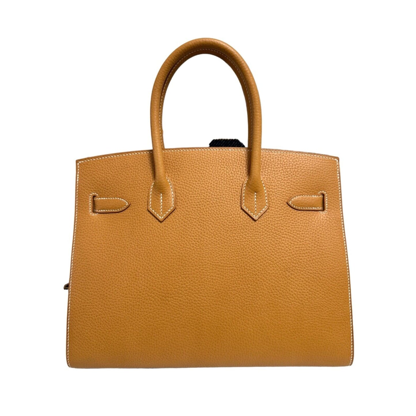 Hermes Birkin 30 Sellier Natural Sable Vache Naturelle Grainée Hardware RARE