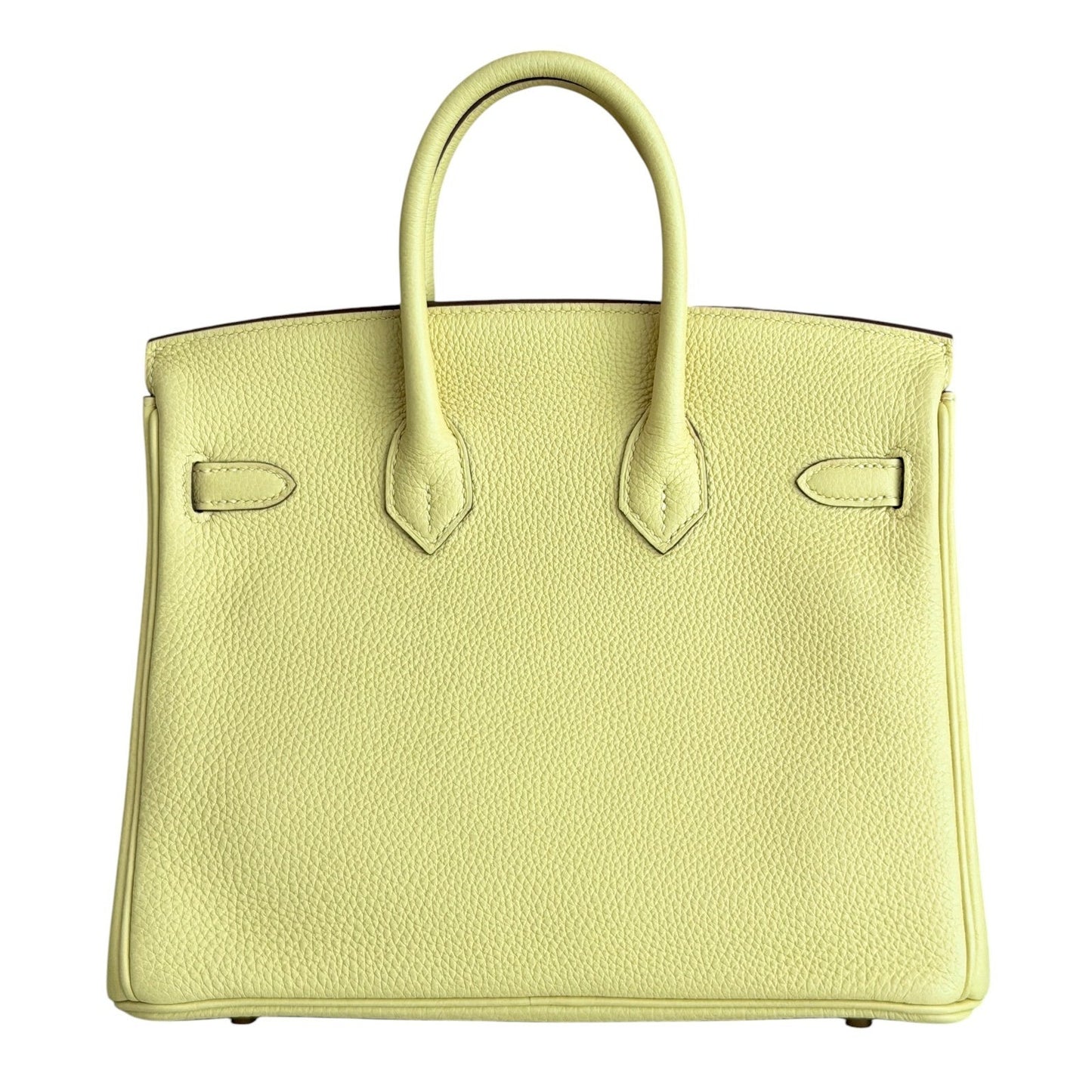 Hermes Birkin 25 Jaune Poussin Yellow Togo Leather Gold Hardware