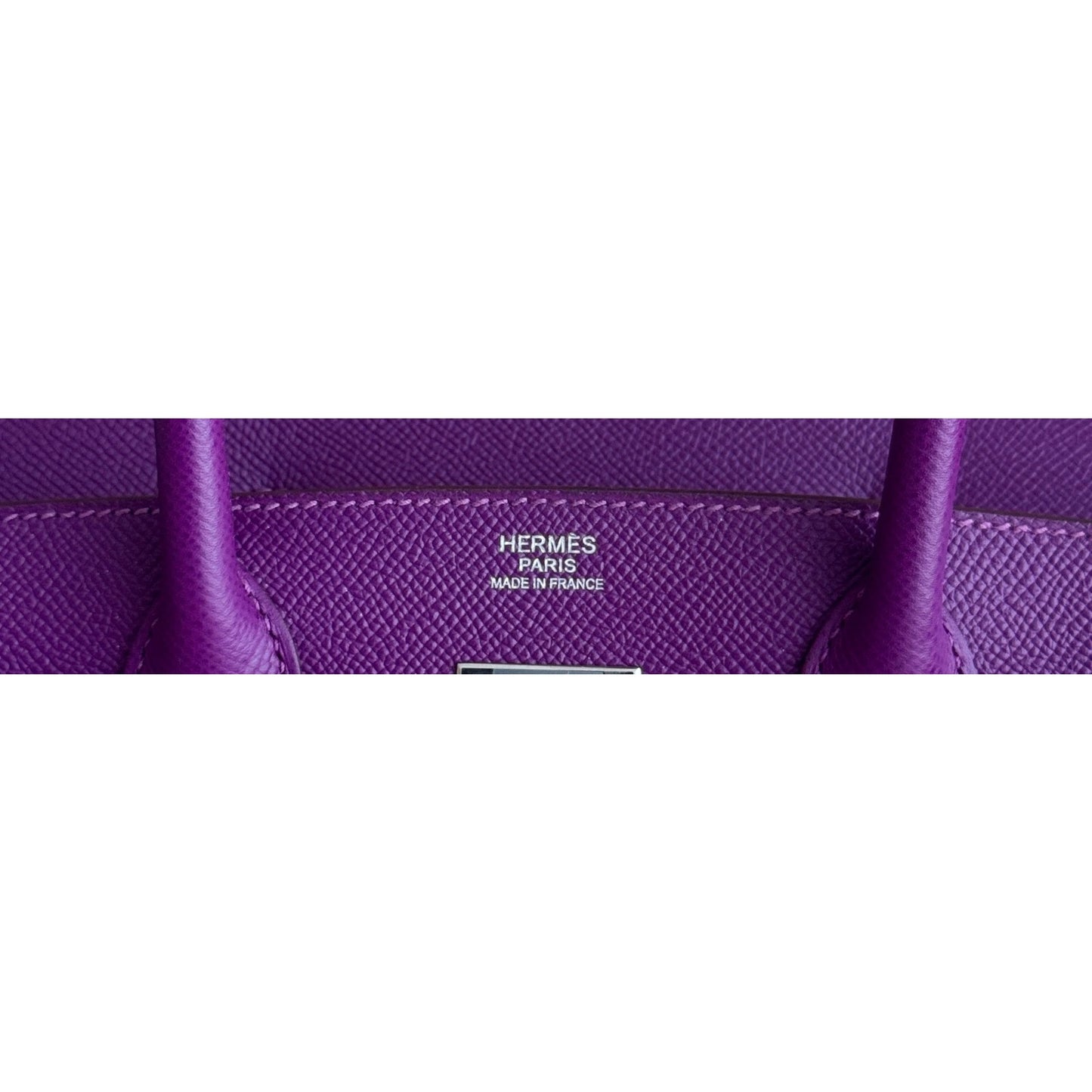 Hermes Birkin 30 Anemone Purple Epsom Leather Palladium Hardware
