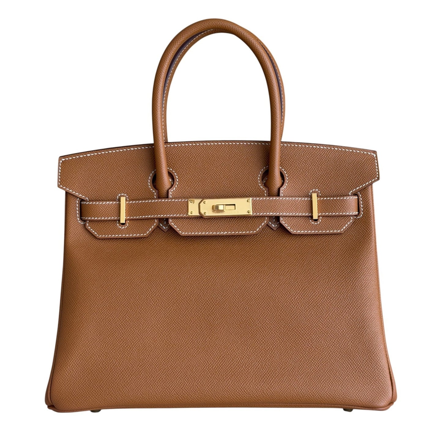 Hermes Birkin 30 Gold Tan Epsom Leather Gold Hardware RARE