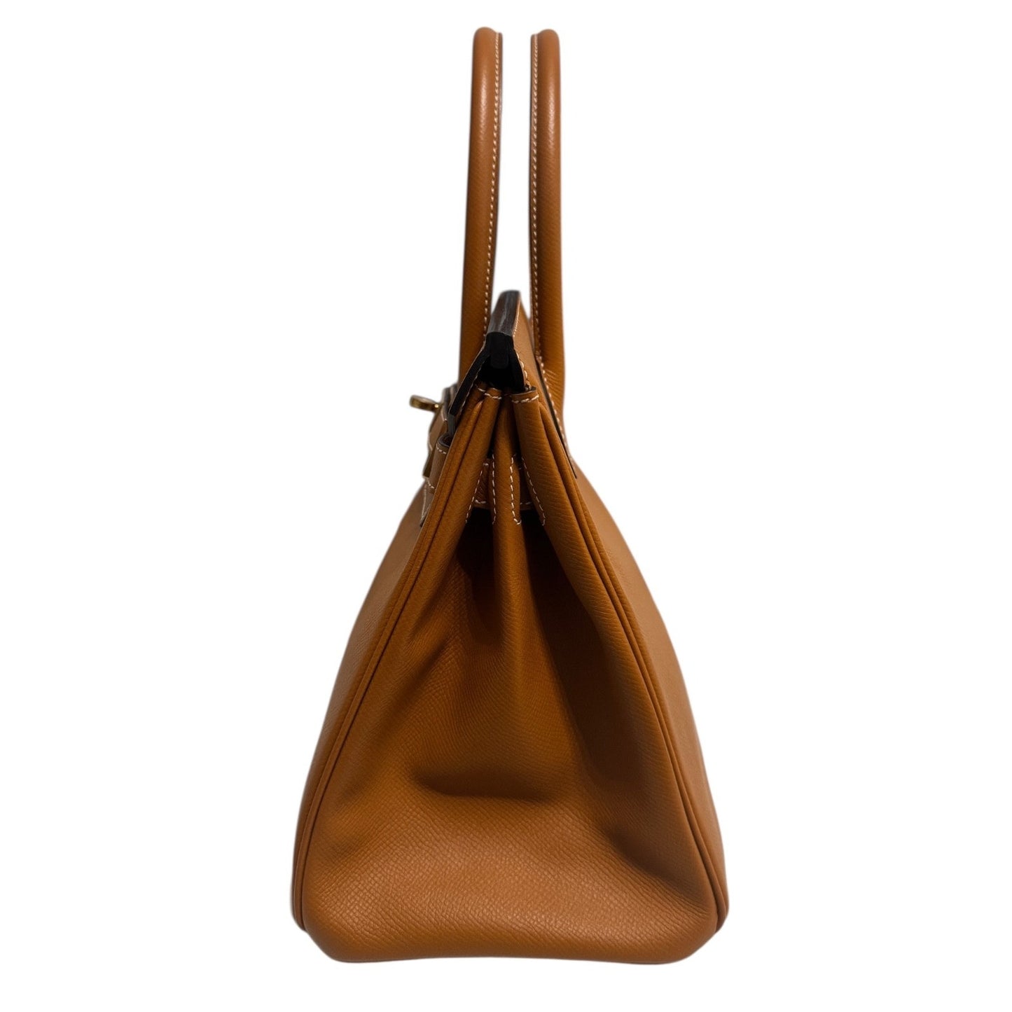 Hermes Birkin 30 Toffee Camel Tan Epsom Leather Gold Hardware RARE
