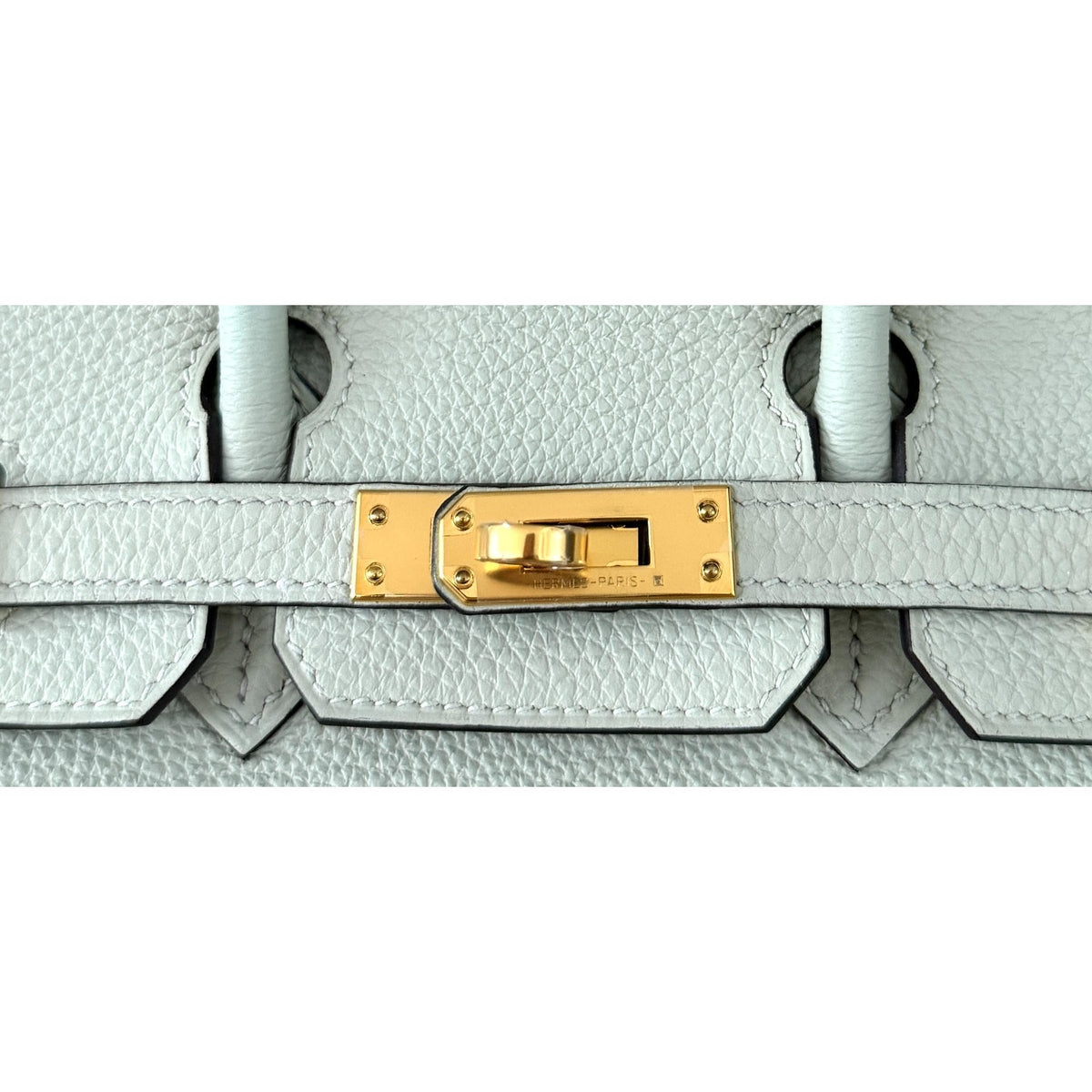 Hermes Birkin 25 Gris Neve Gray Togo Leather Gold Hardware