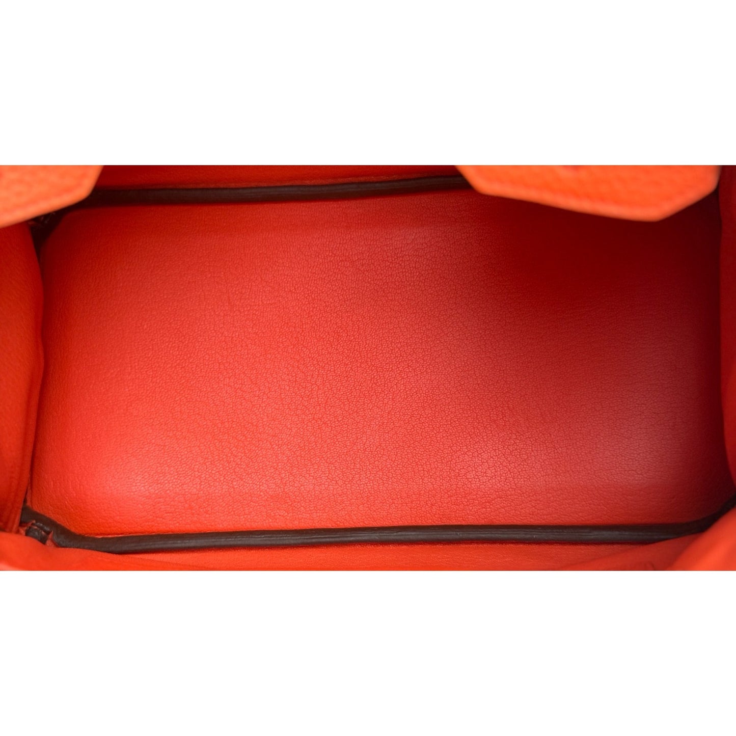 Hermes Birkin 30 Orange Poppy Togo Leather Gold Hardware
