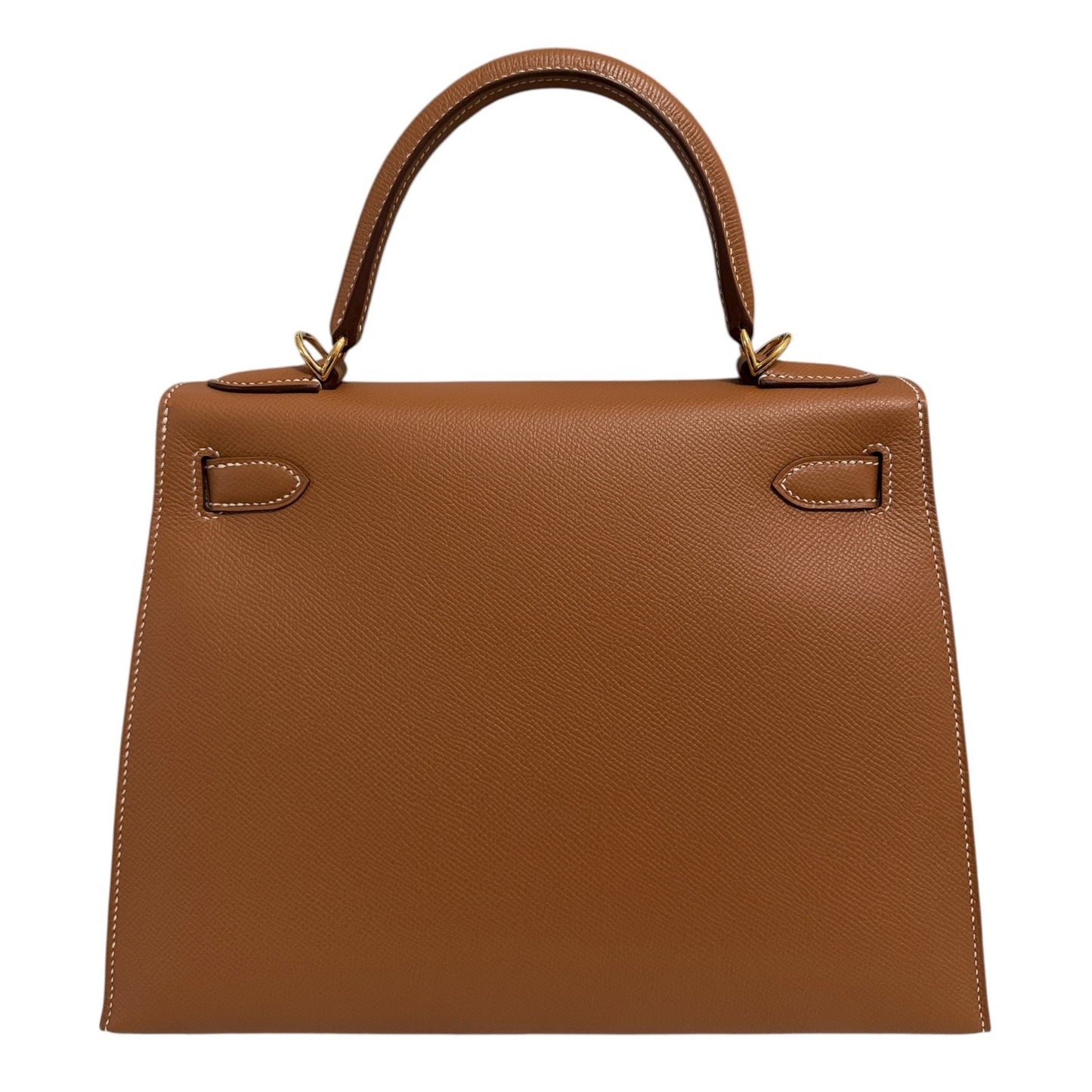 Hermes Kelly 28 Sellier Gold Tan Epsom Leather Gold Hardware RARE
