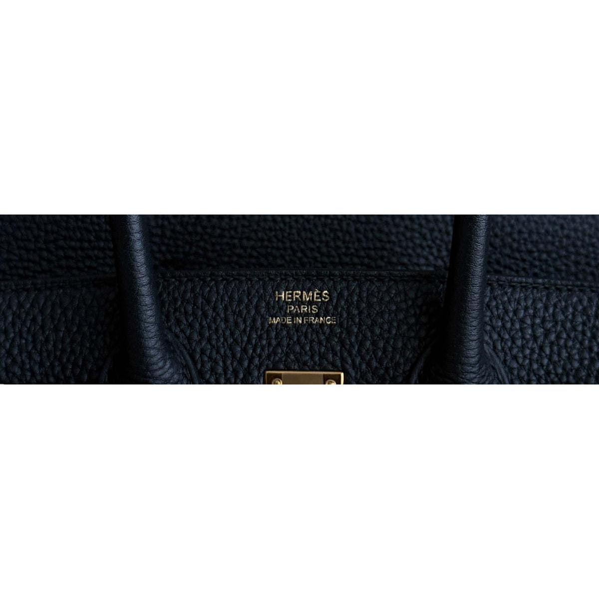 Hermes Birkin 25 Black Noir Togo Leather Gold Hardware RARE