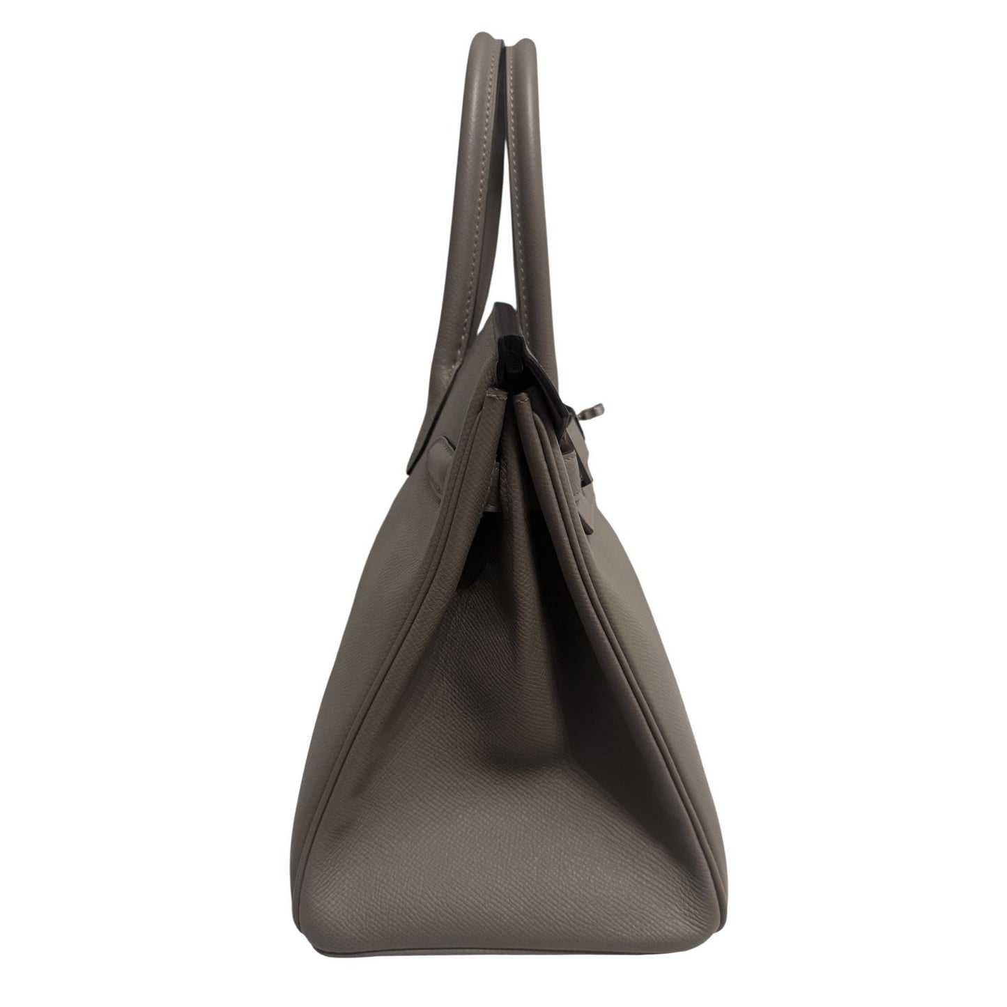 Hermes Birkin 30 Gris Asphalt Gray Epsom Leather Palladium Hardware