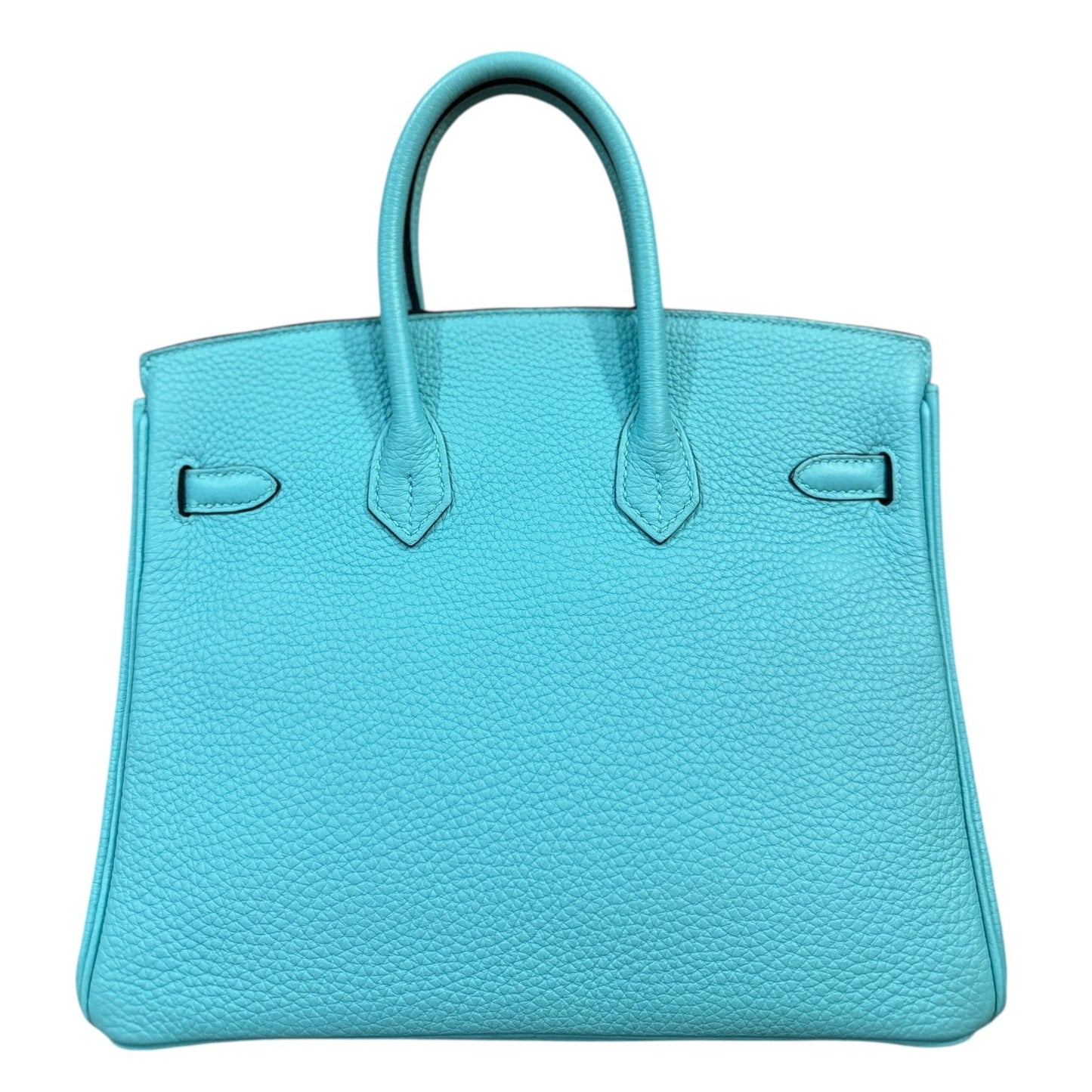 Hermes Birkin 25 Blue Atoll Togo Leather Gold Hardware Rare