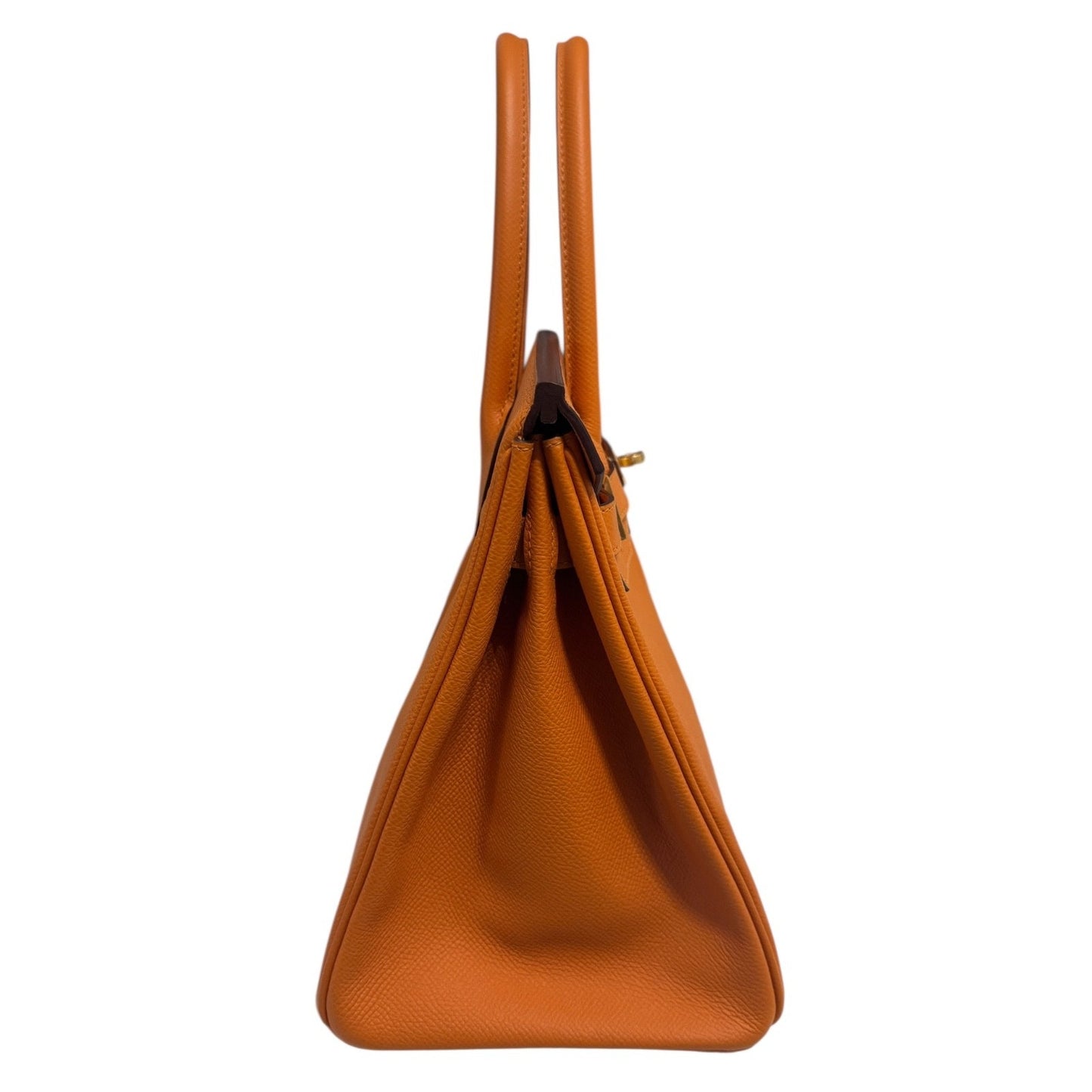 Hermes Birkin 30 Apricot Orange Epsom Leather Gold Hardware