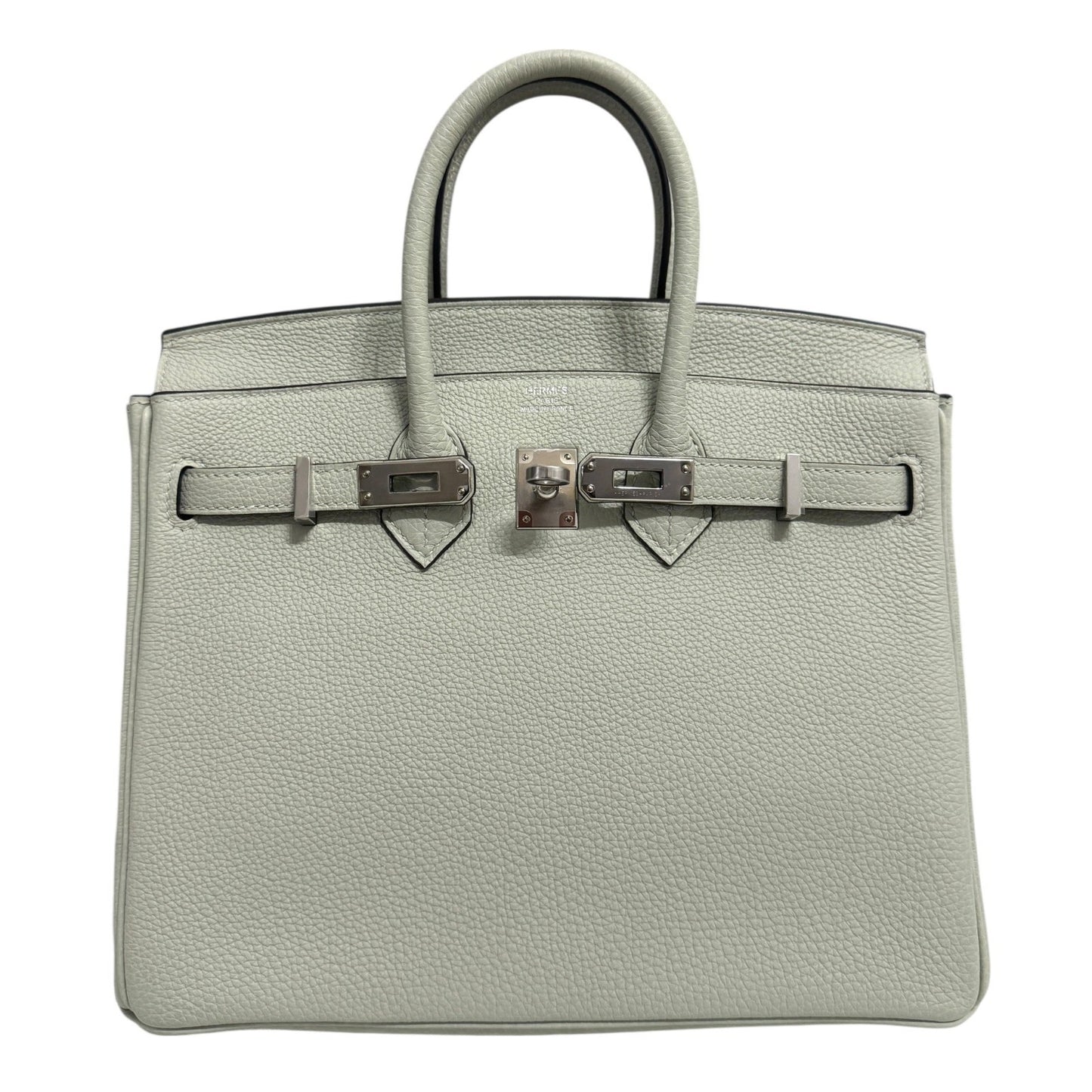 Hermes Birkin 25 Gris Neve Gray Togo Leather Palladium Hardware