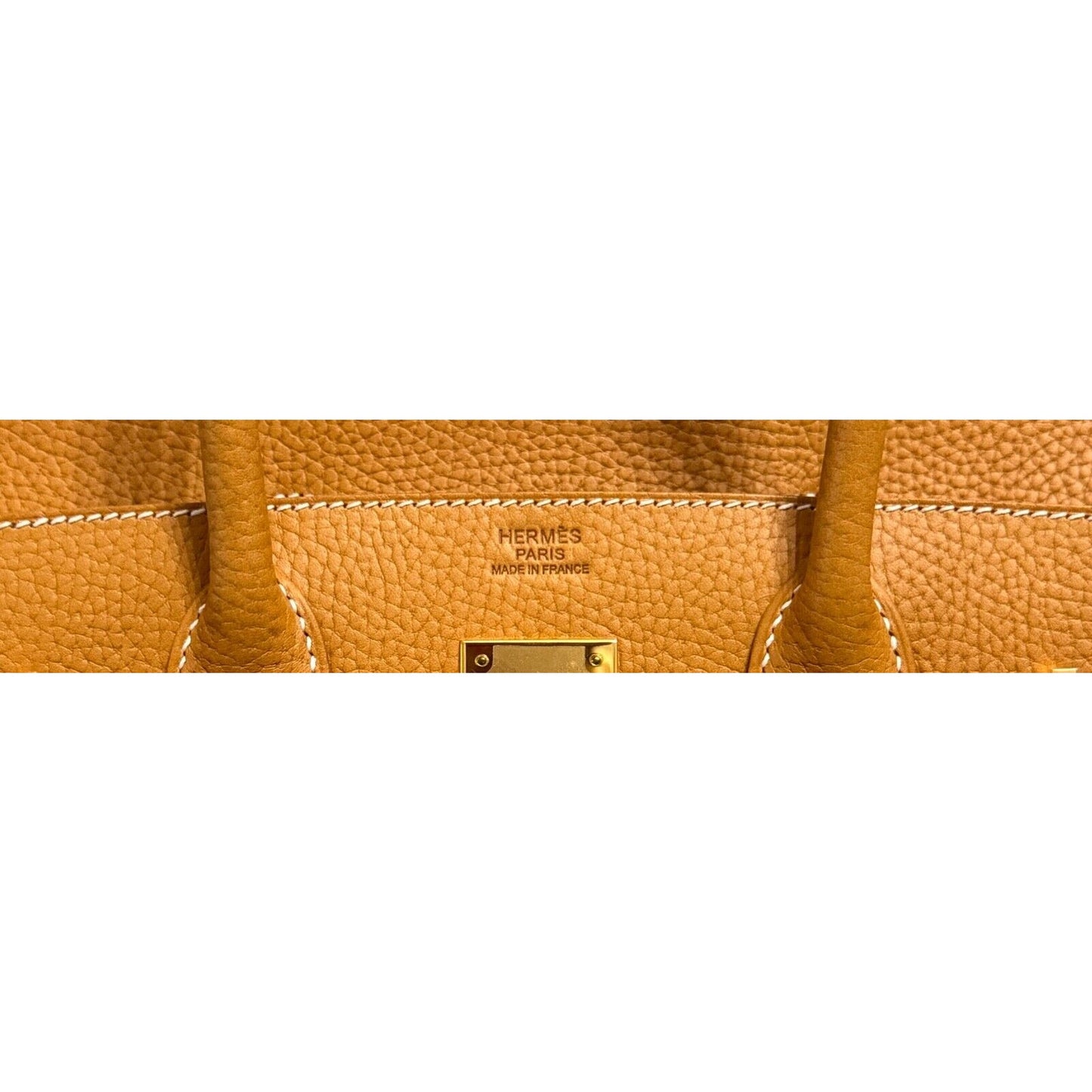 Hermes Birkin 30 Sellier Natural Sable Vache Naturelle Grainée Hardware RARE