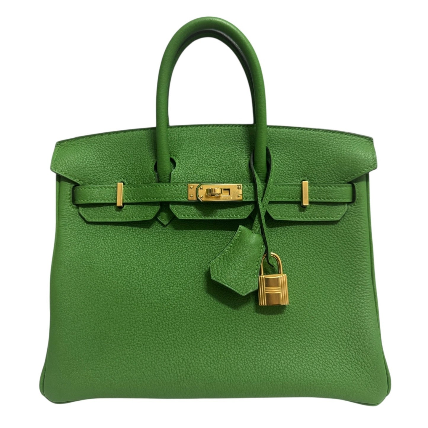 Hermes Birkin 25 Vert Yucca Green Togo Leather Gold Hardware NEW