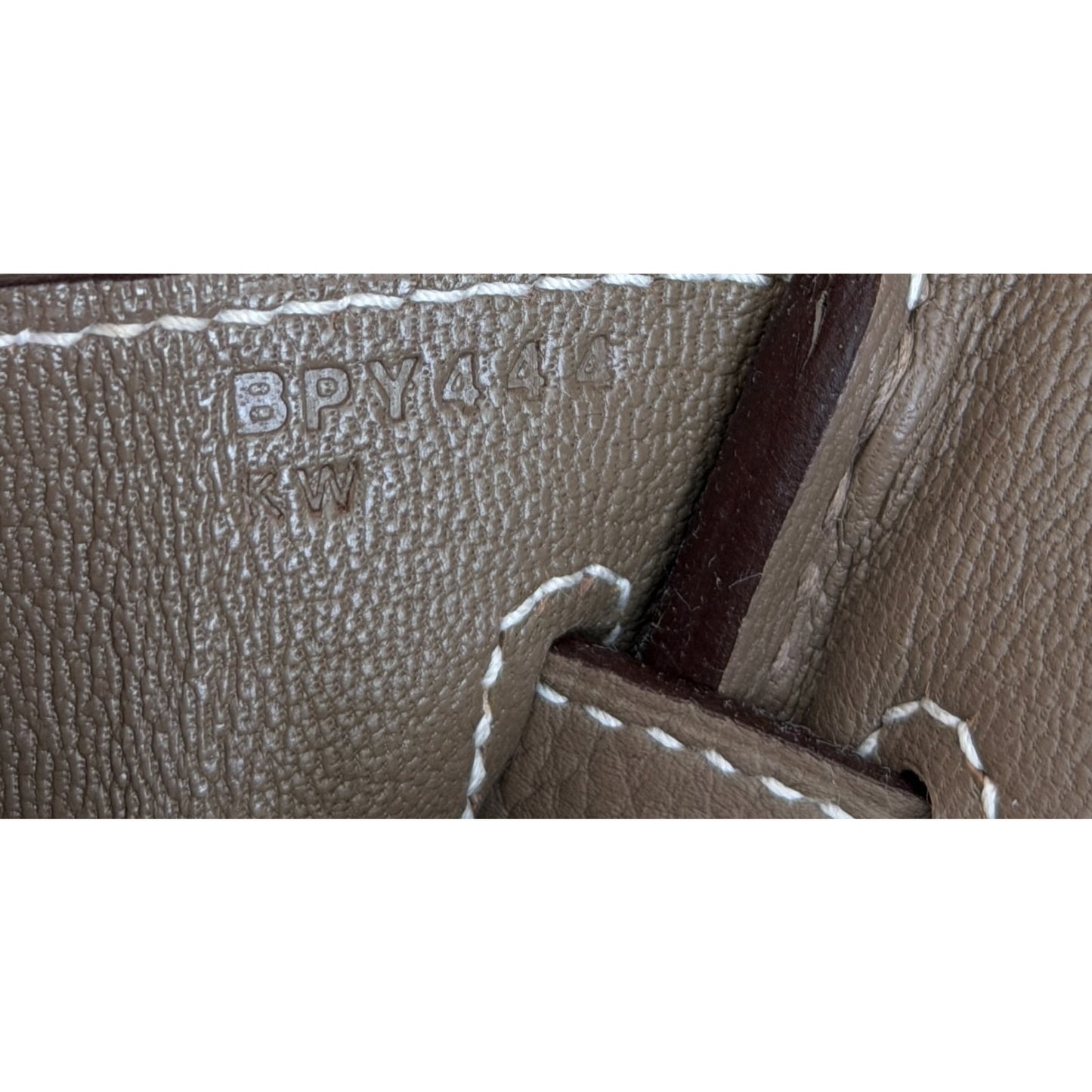 Hermes Birkin 25 Etoupe Gray Togo Leather Gold Hardware Handbag