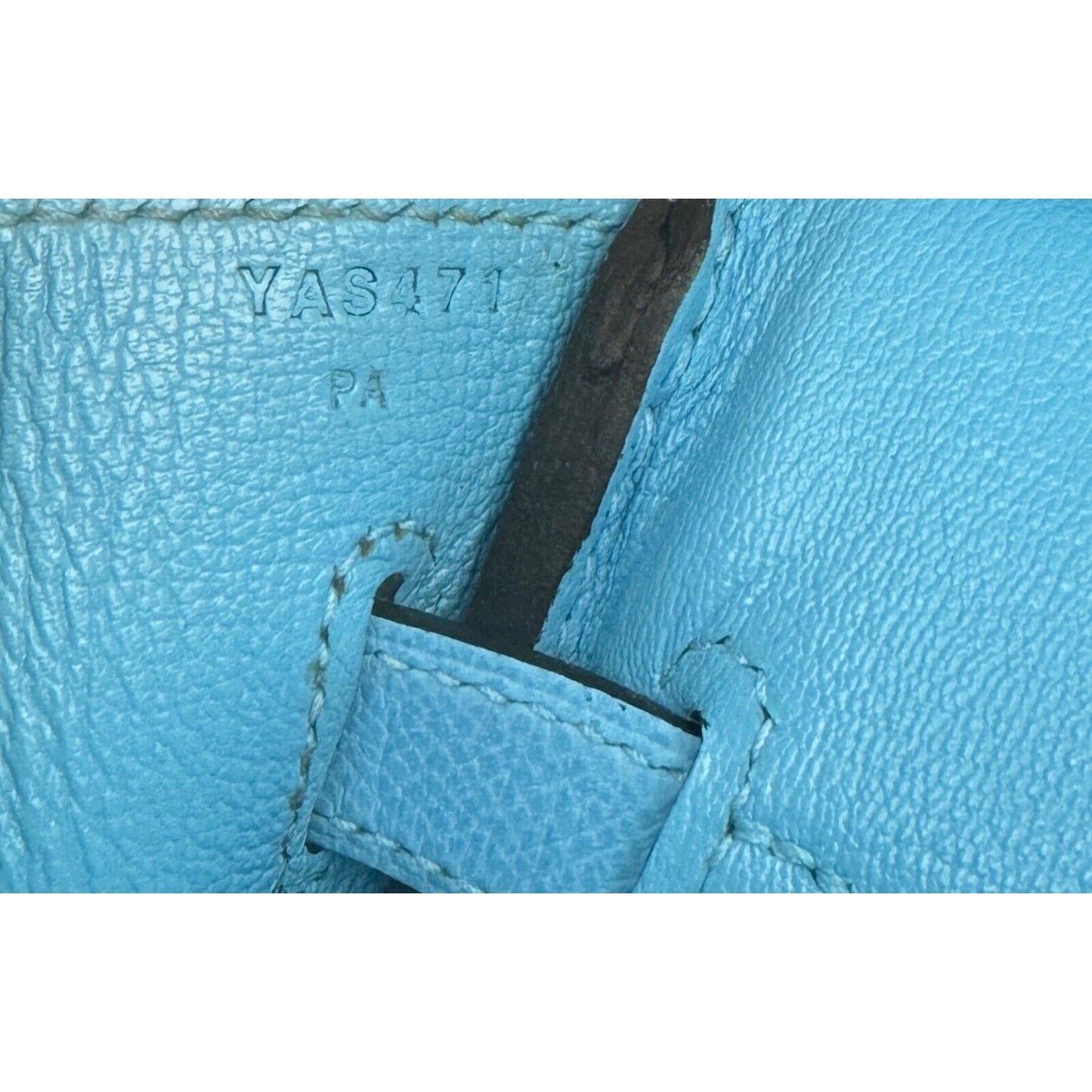 Hermes Birkin 30 Blue Celeste Bleu Epsom Leather Gold Hardware