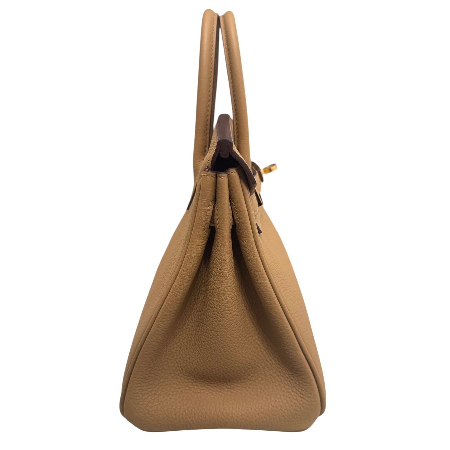 Hermes Birkin 25 Biscuit Tan Beige Togo Leather Gold Hardware NEW