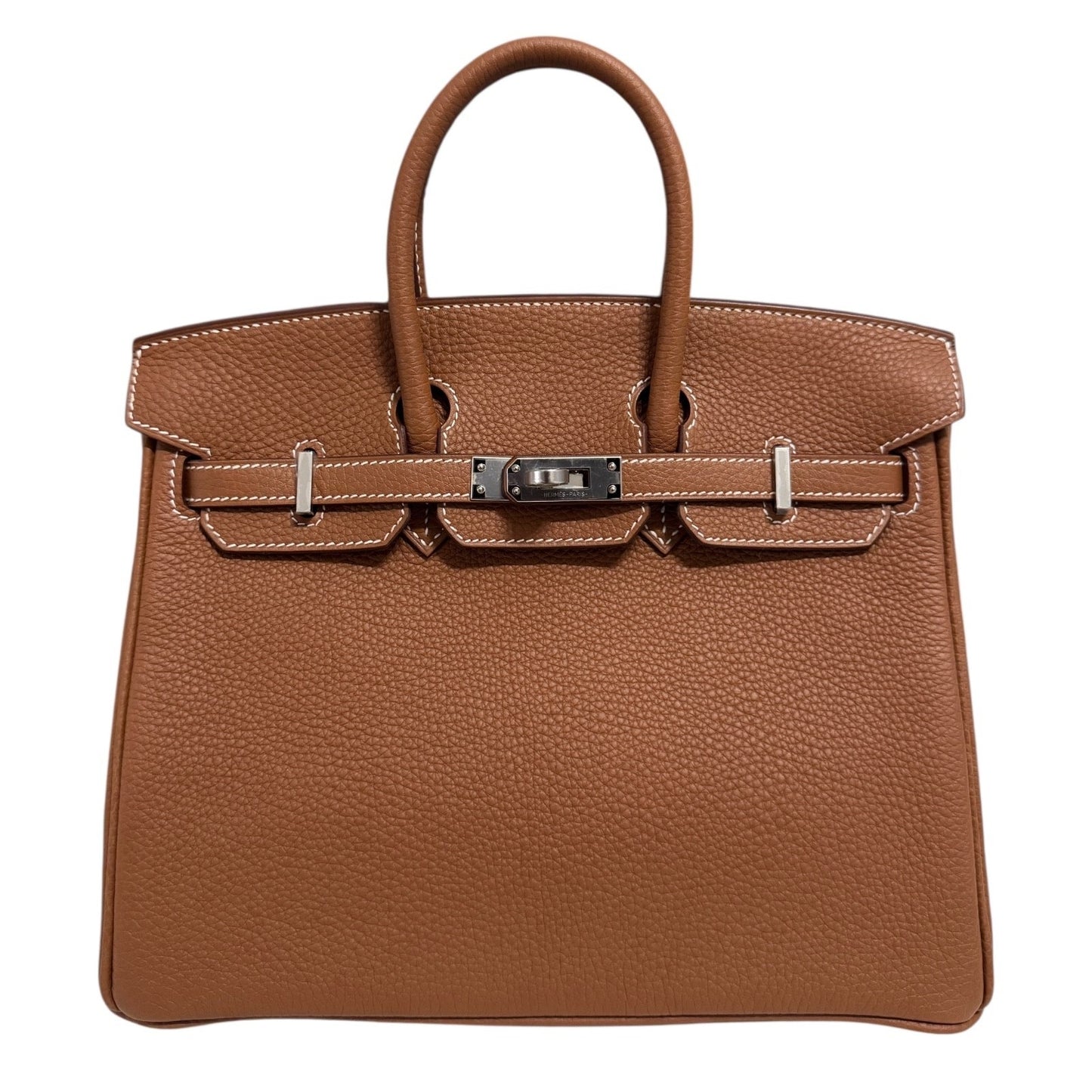 Hermes Birkin 25 Gold Tan Togo Leather Palladium Hardware 2024 New