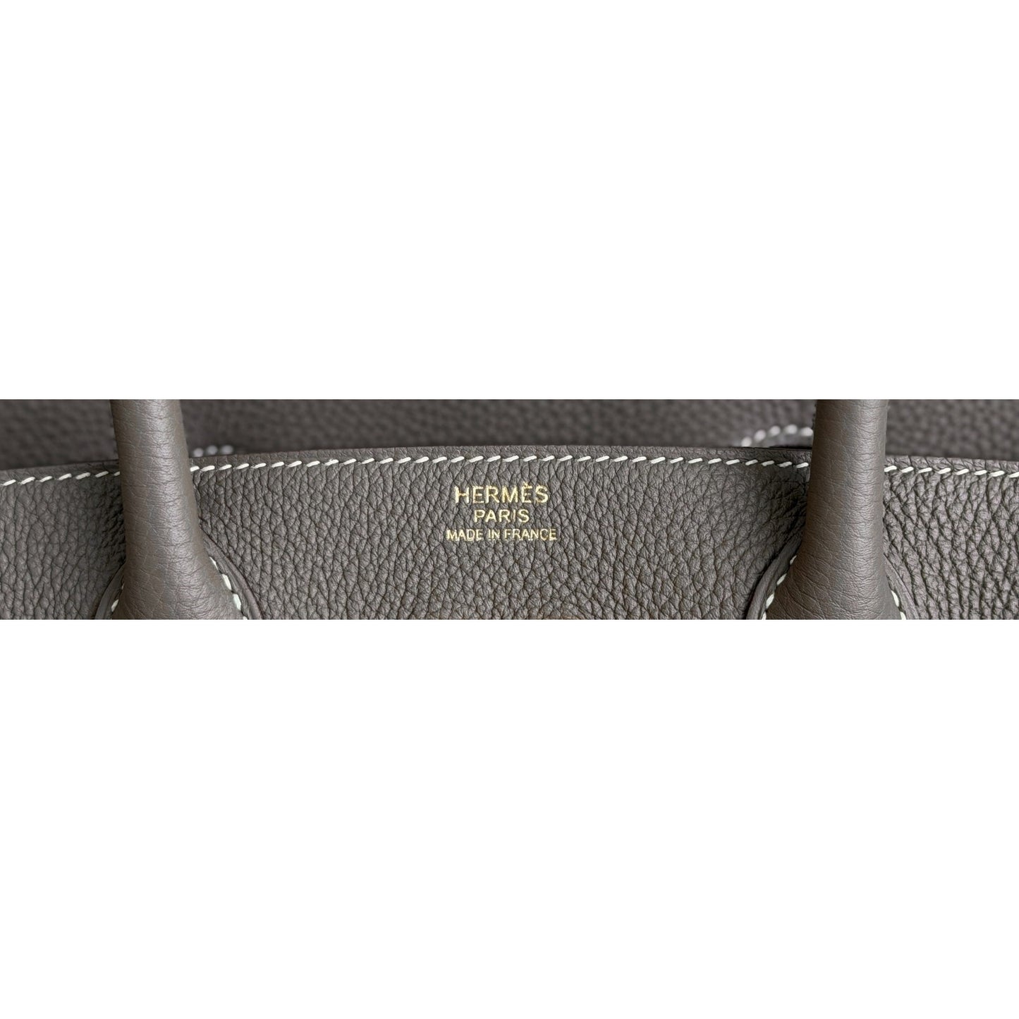 Hermes Birkin 30 Etoupe Gray Togo Leather Gold Hardware