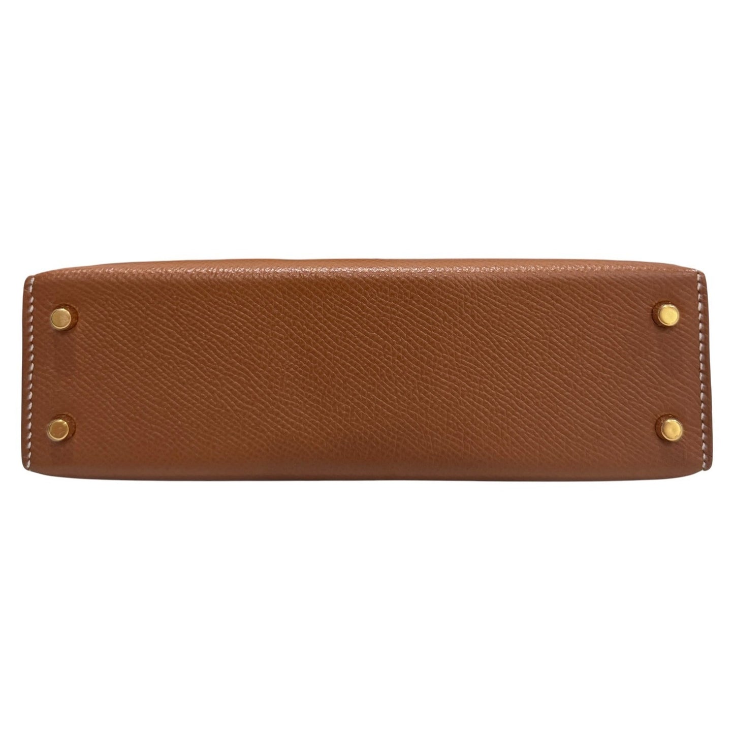 Hermes Kelly Mini 20 Gold Tan Epsom Leather Gold Hardware